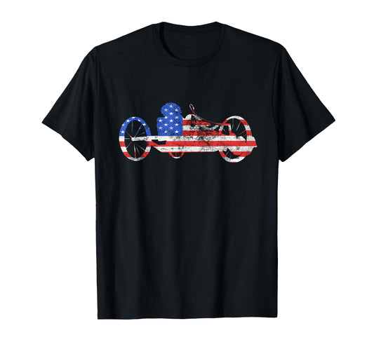 American Recumbent Trike USA Cycling Recumbent Bike Triker T-Shirt