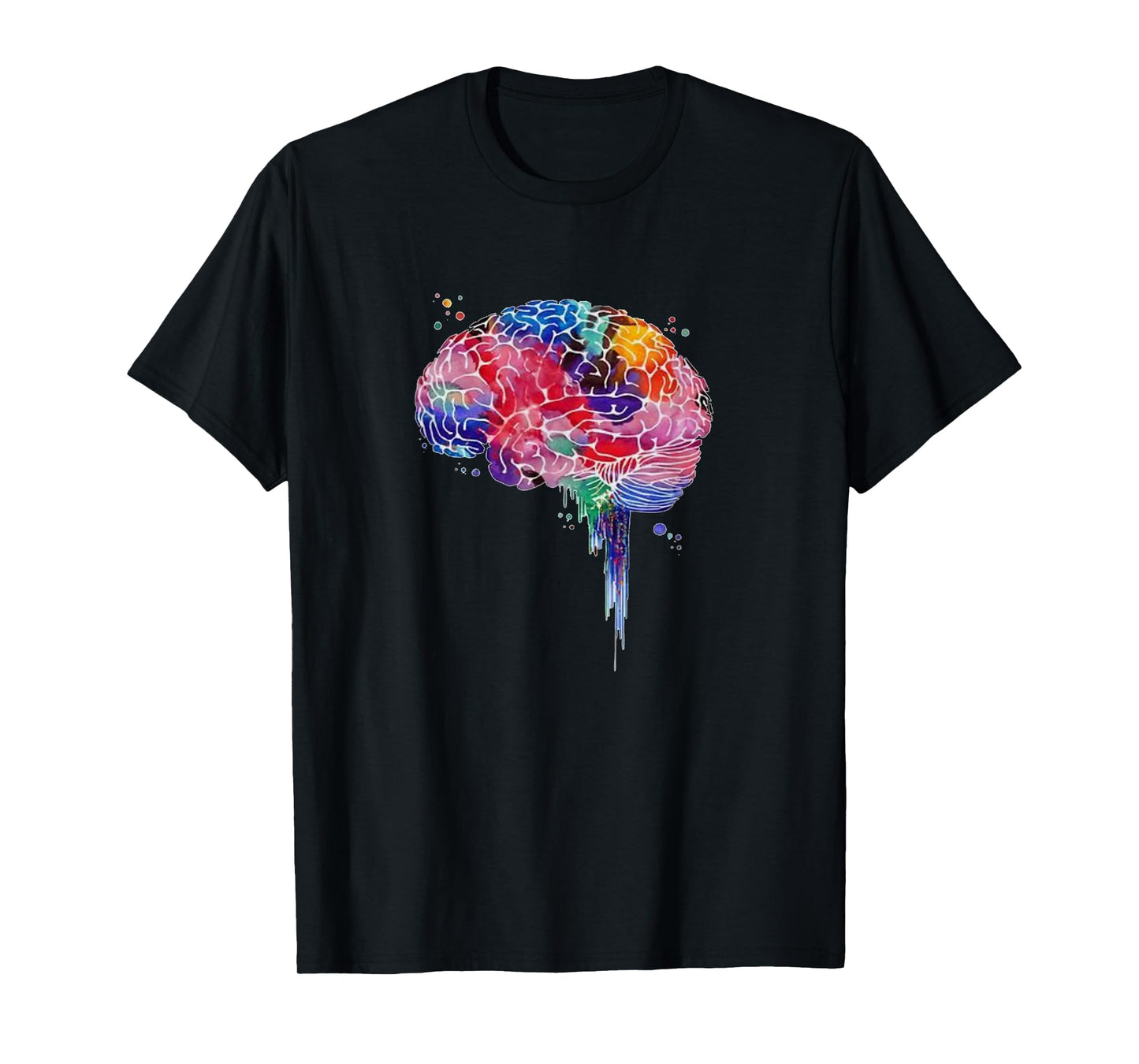 Colourful brain love science human anatomy brain T-Shirt