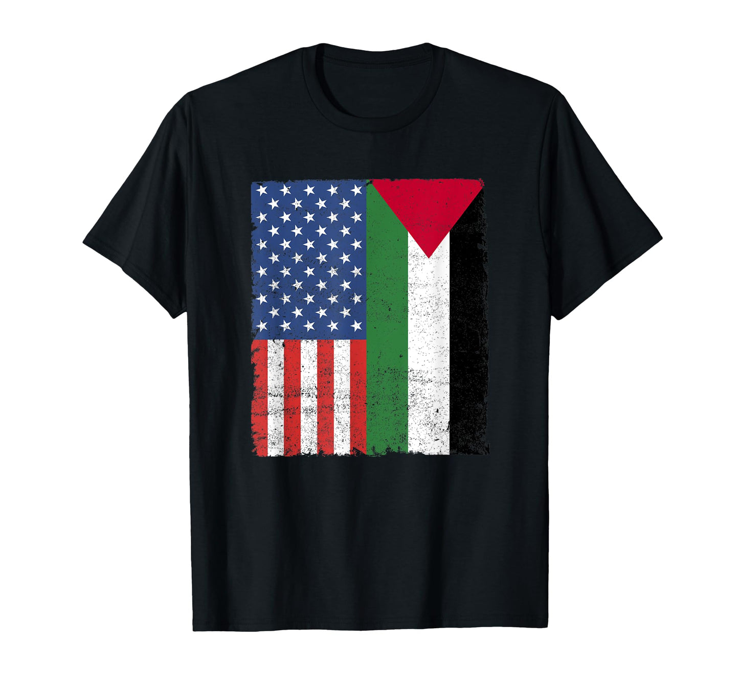 Palestinian American Flag Free Palestine Free Gaza Palestine T-Shirt