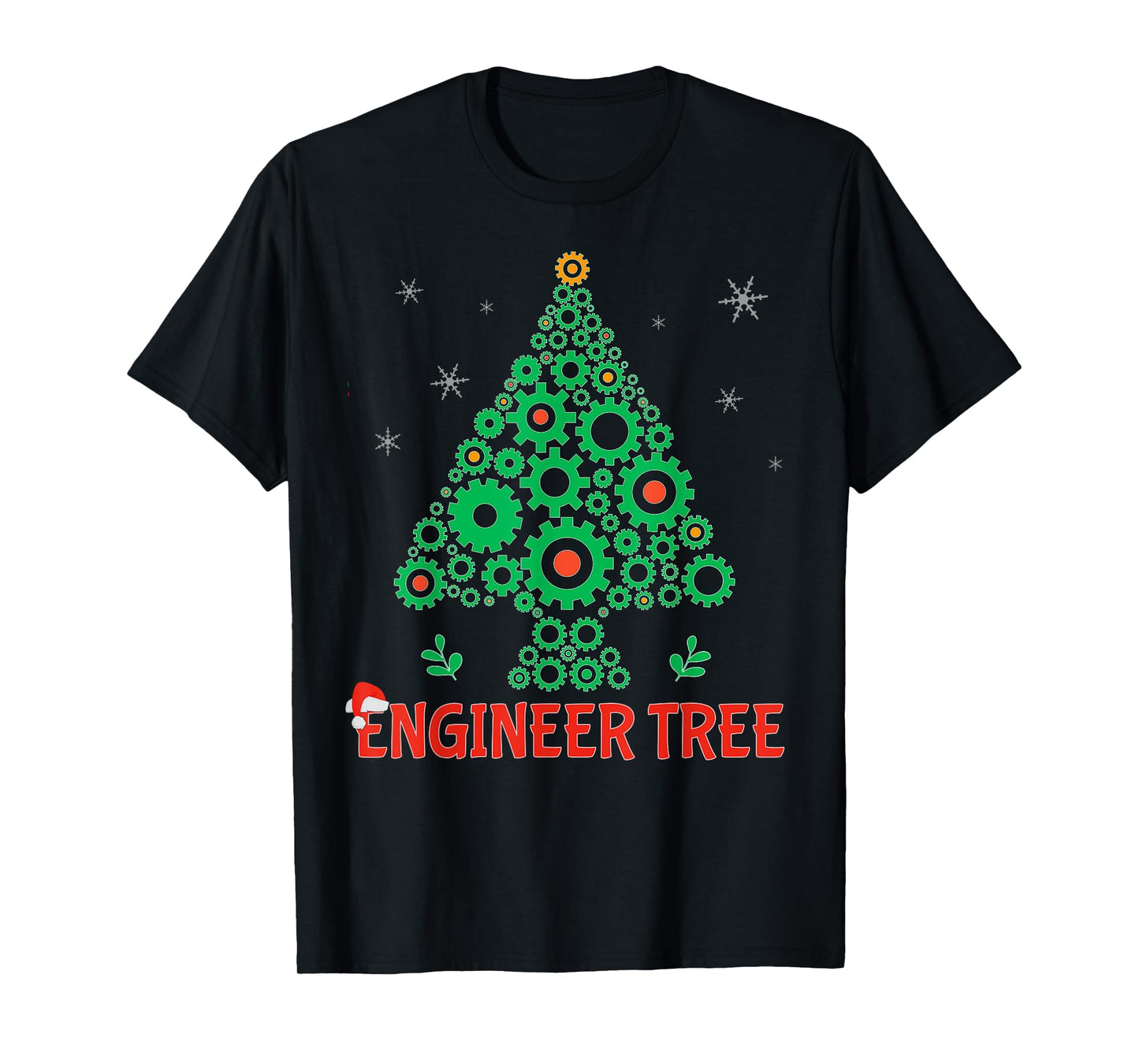 Christmas Engineer tree | Mechanical Engineering Gift T-Shirt