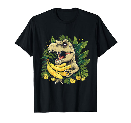 Banana Dinosaur Banana T-Rex Artwork Bananas Fruit Nature T-Shirt