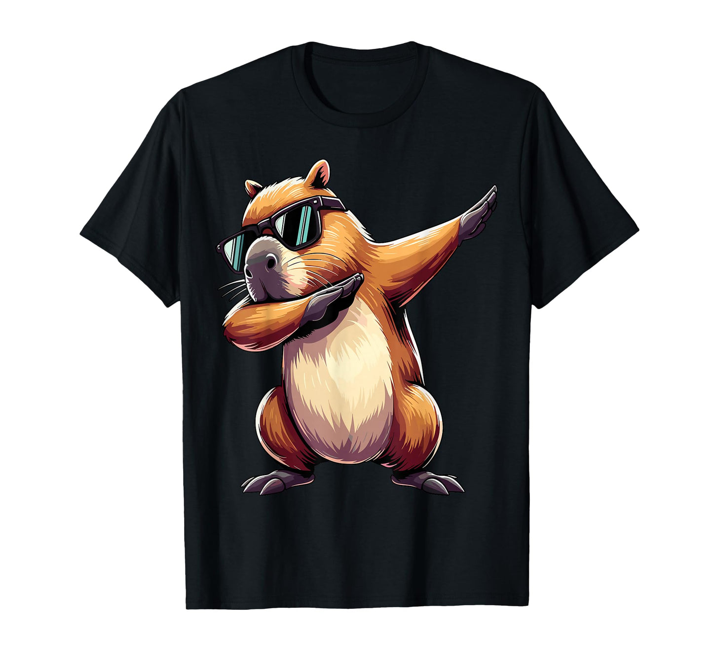 Cute Dabbing Capybara T-Shirt