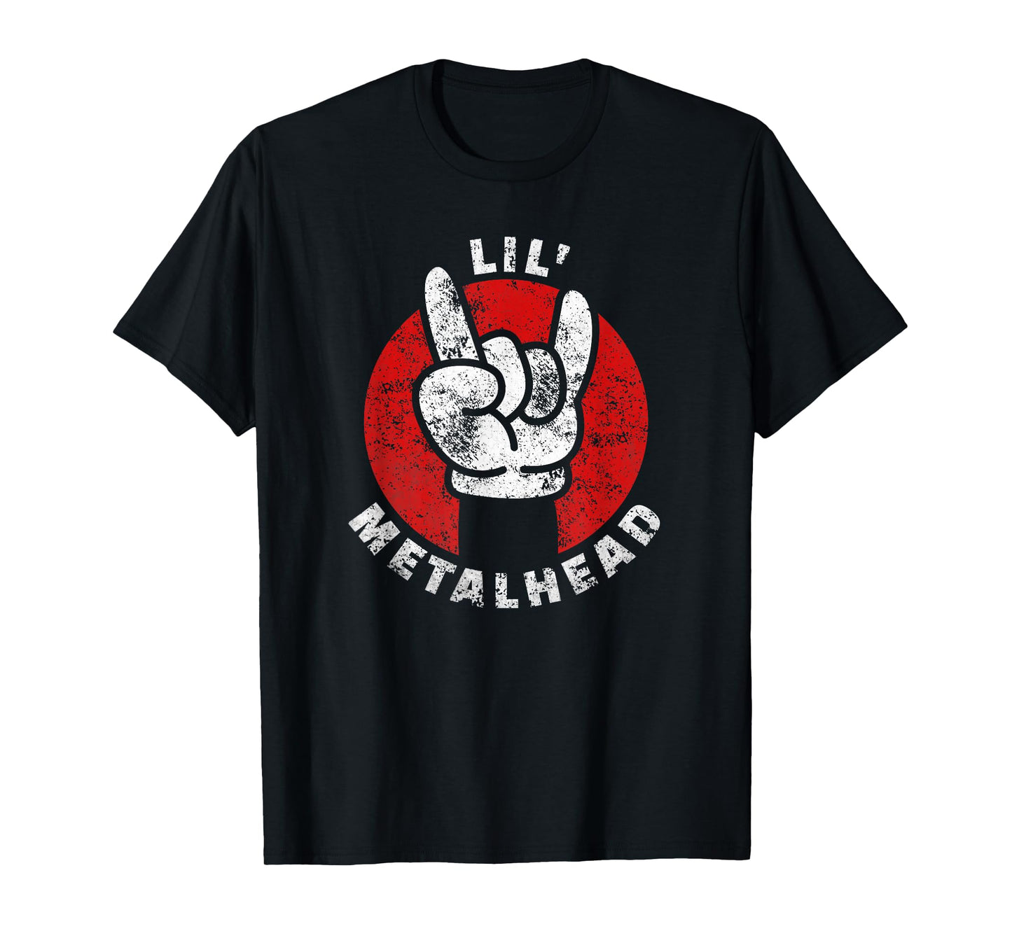 Lil Metalhead Cute Heavy Metal Head Child Rocker Gift T-Shirt