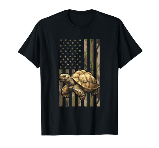 Some best frieds never say a word, Sulcata Tortoise T-Shirt