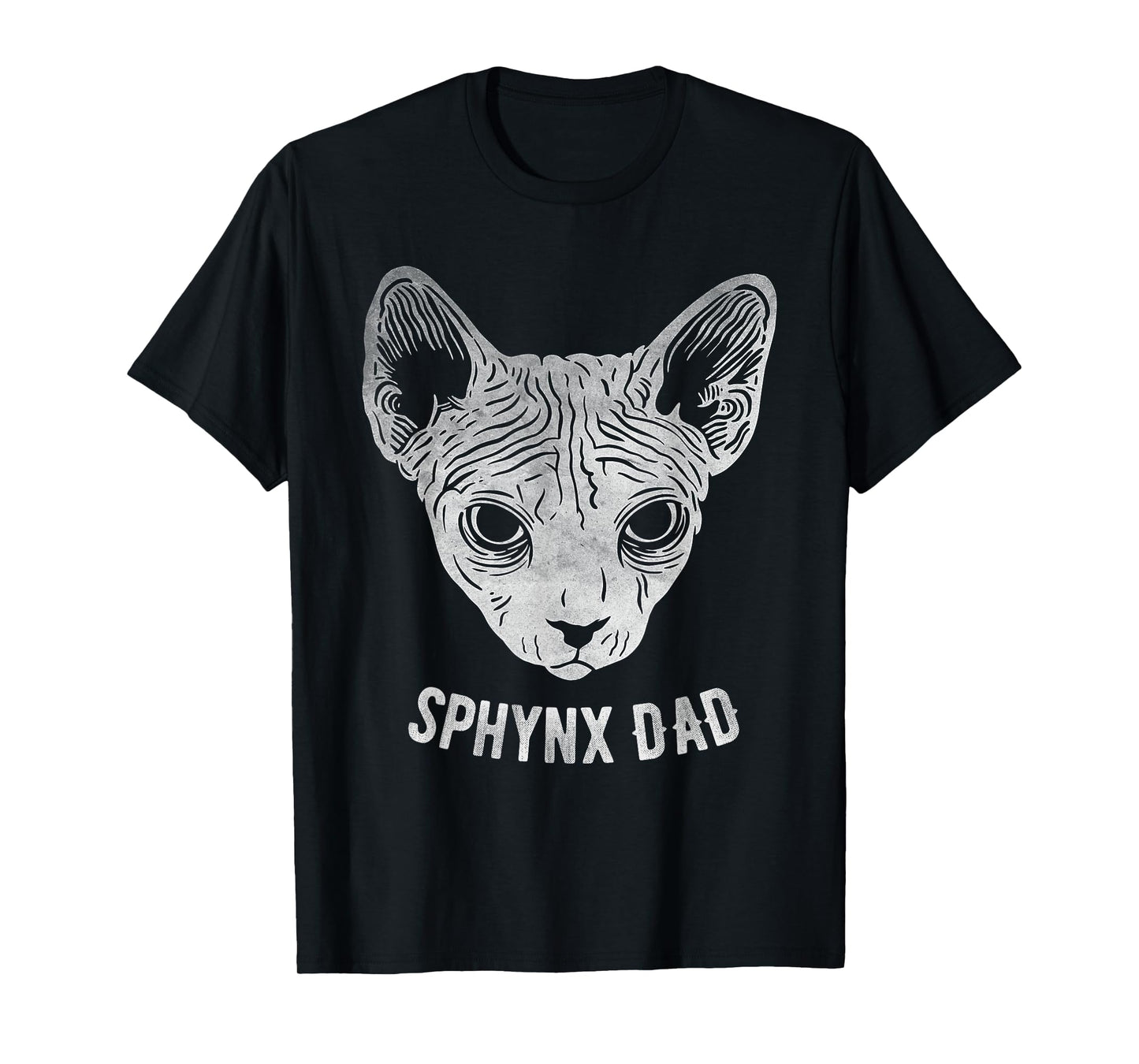Sphynx Cat Dad T-Shirt for Men Women Girls Kids