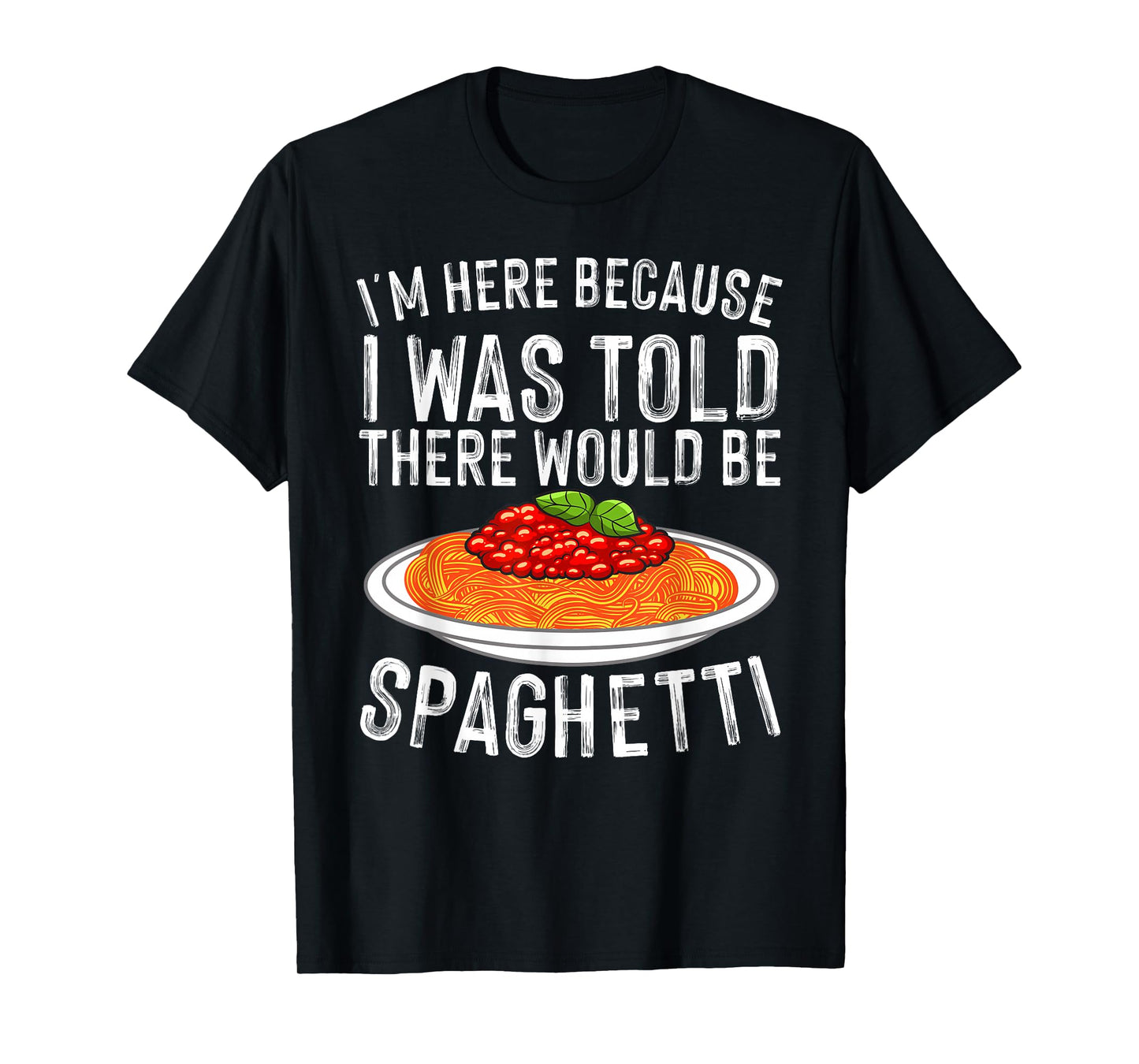 Cute Spaghetti Design For Men Women Spaghetti Pasta Lovers T-Shirt