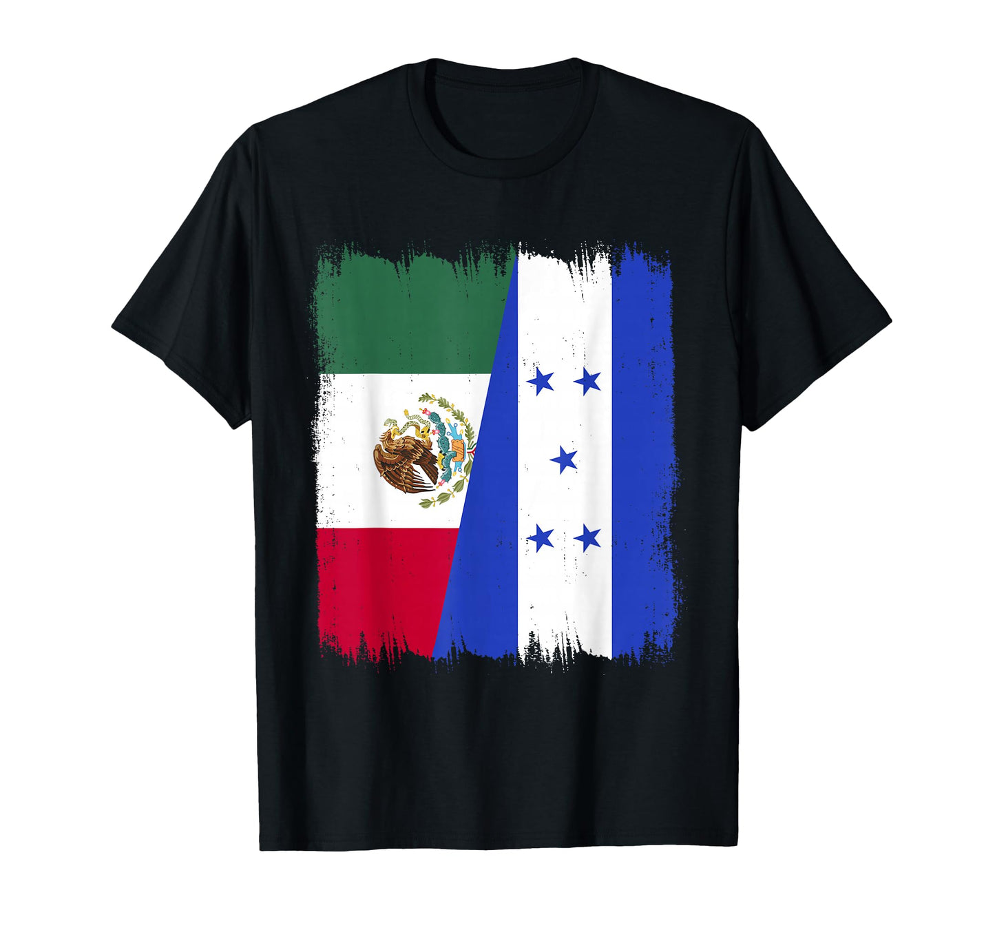 Mexico Honduras Flag Mexican Hondurian Roots Wear T-Shirt