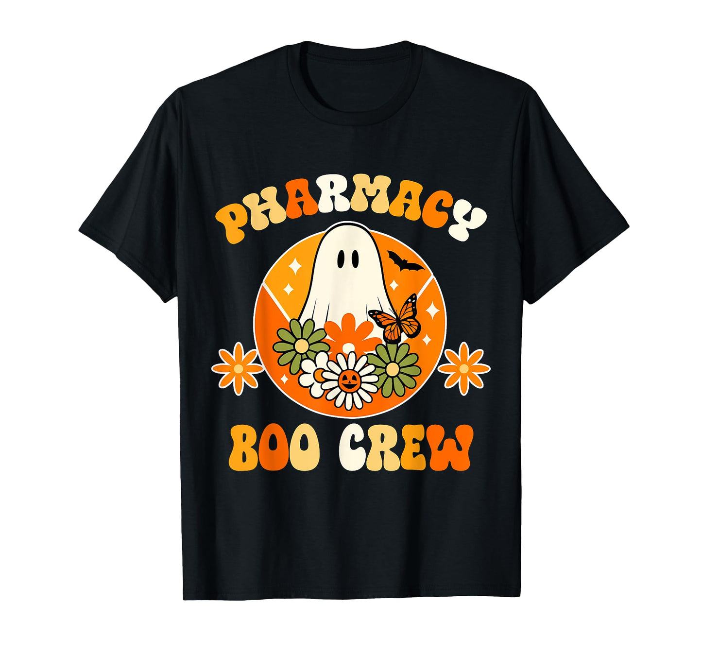 Cute Shirt Pharmacy Boo Crew Ghost Pharmacist Tech Halloween T-Shirt