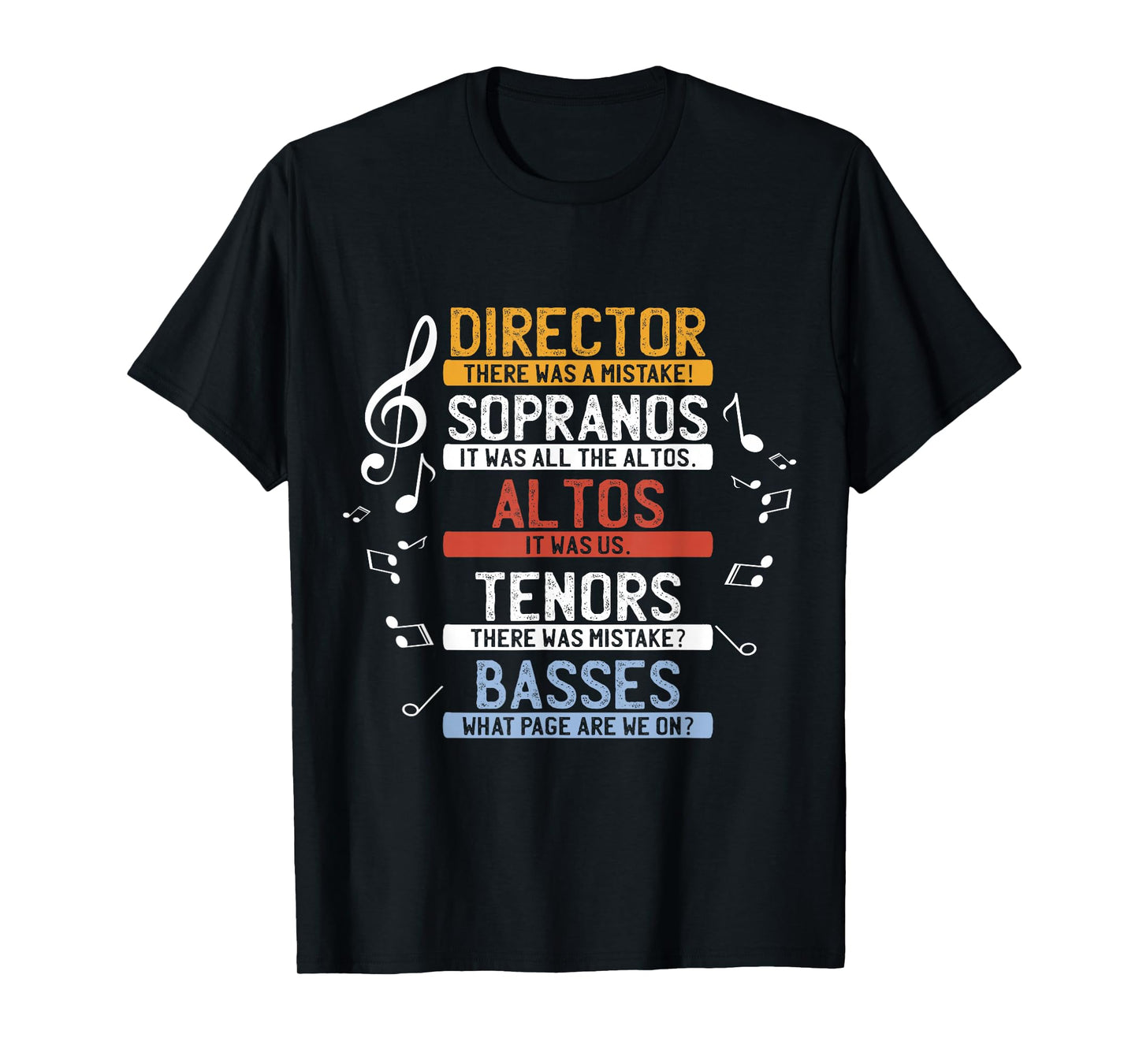 Choir Joke Shirt | Funny Music Singing Tee | Men Women Kids T-Shirt