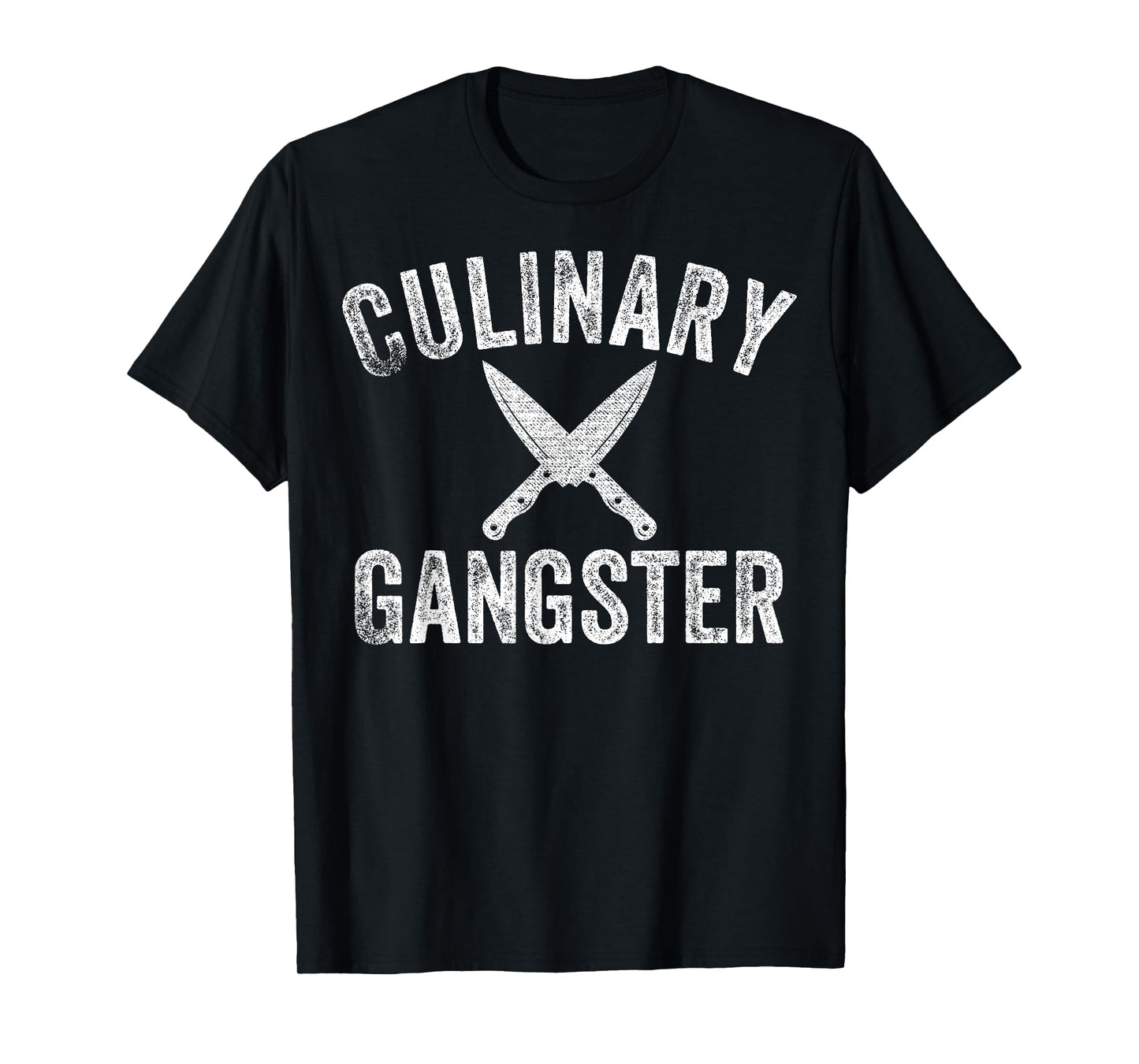 Culinary Gangster Cooking Themed Chefs Cooking Enthusiasts T-Shirt