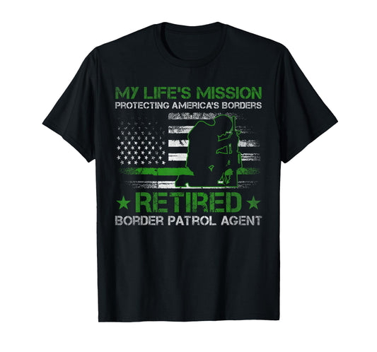Protecting Americas Borders - Retired Border Patrol Agent T-Shirt