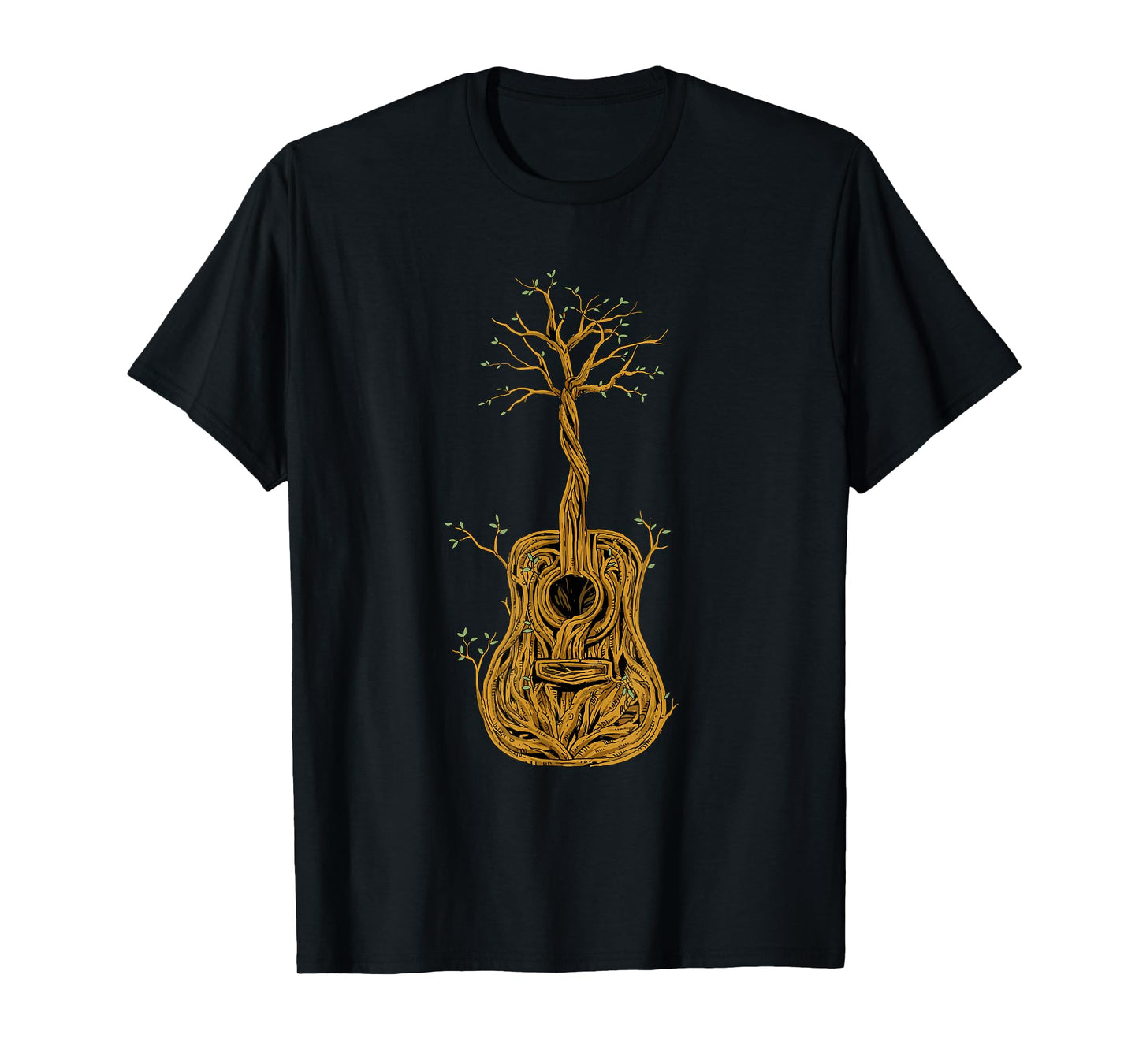 Acoustic Guitar Tree of Life Guitar Player Guitarist T-Shirt