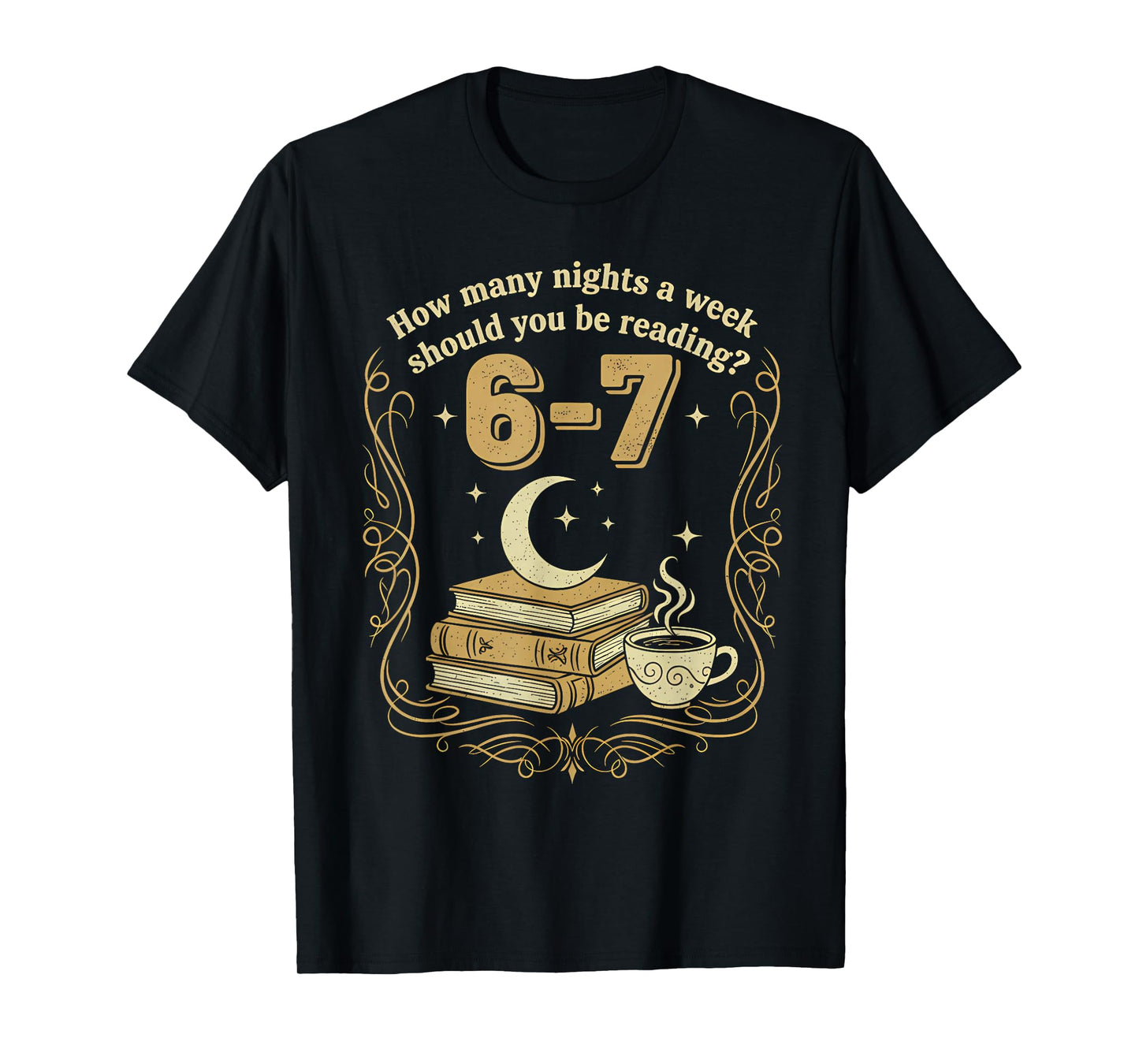 How Many Nights A Week Should You Be Reading 6 7 Meme T-Shirt