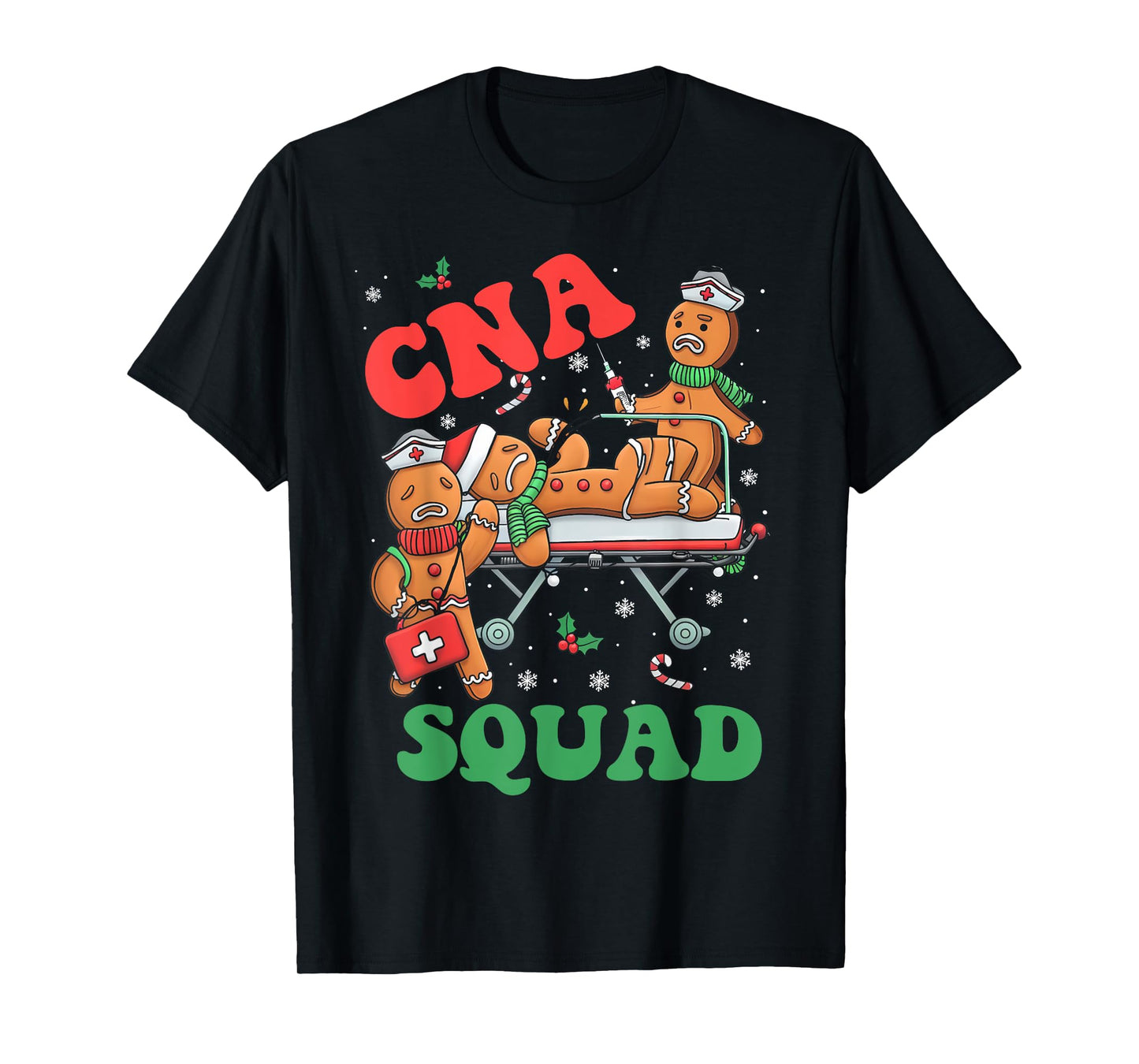 CNA Christmas Squad Christmas Shirt for Nursing Assistants T-Shirt