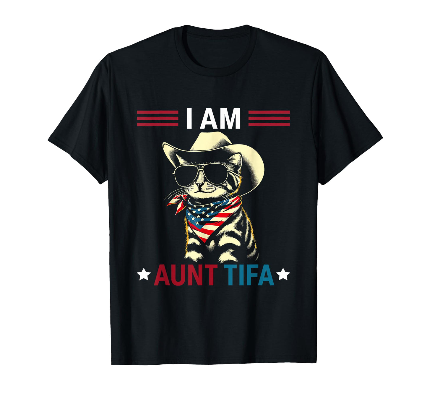 I Am Aunt Tifa Cat American T-Shirt