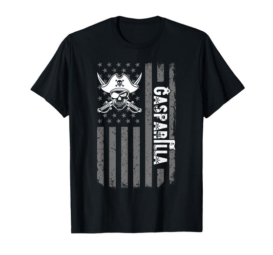 Gasparilla Pirate Festival 2026 American Flag Gasparilla T-Shirt
