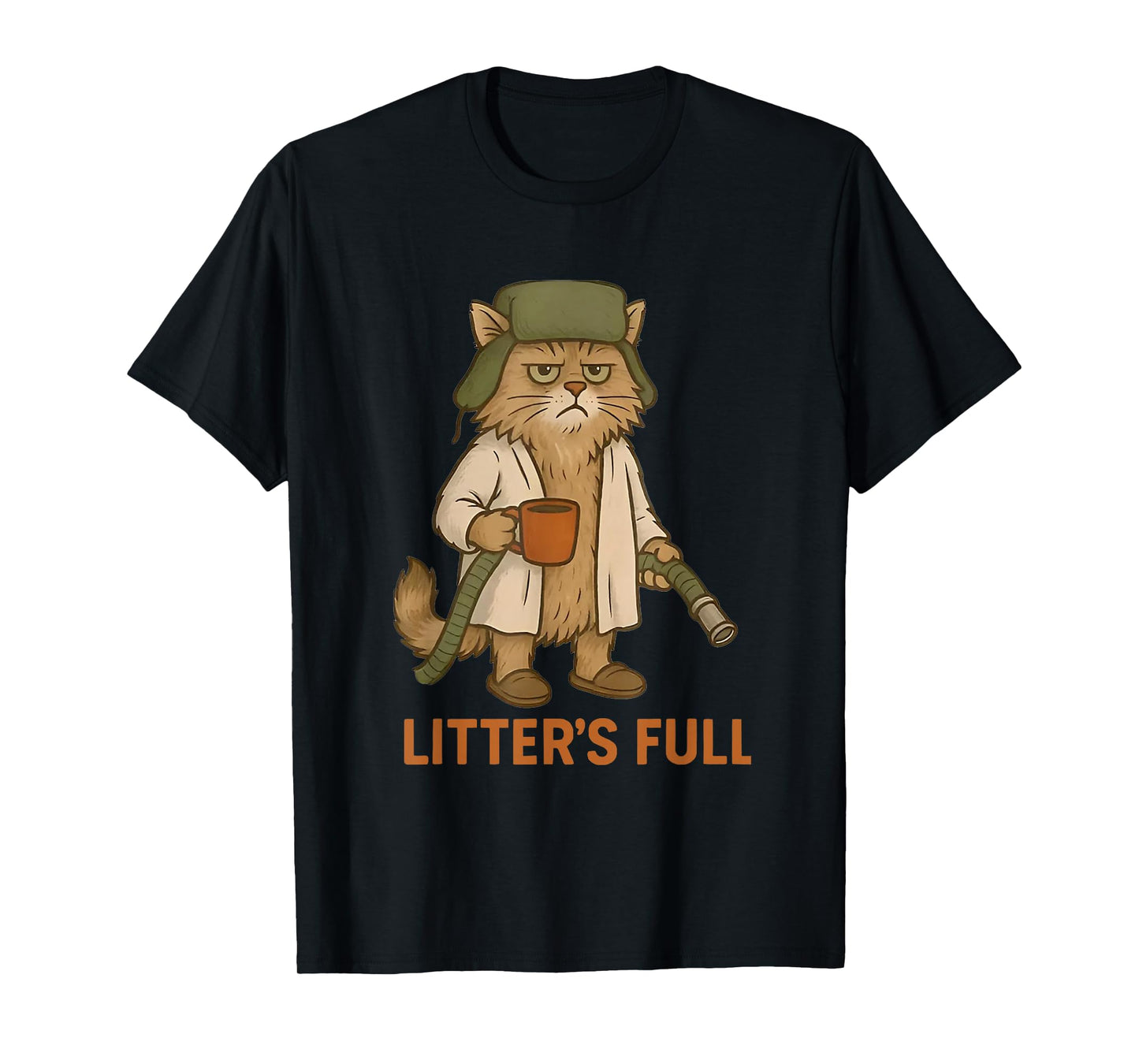 Funny Litter's Full Cat T-Shirt