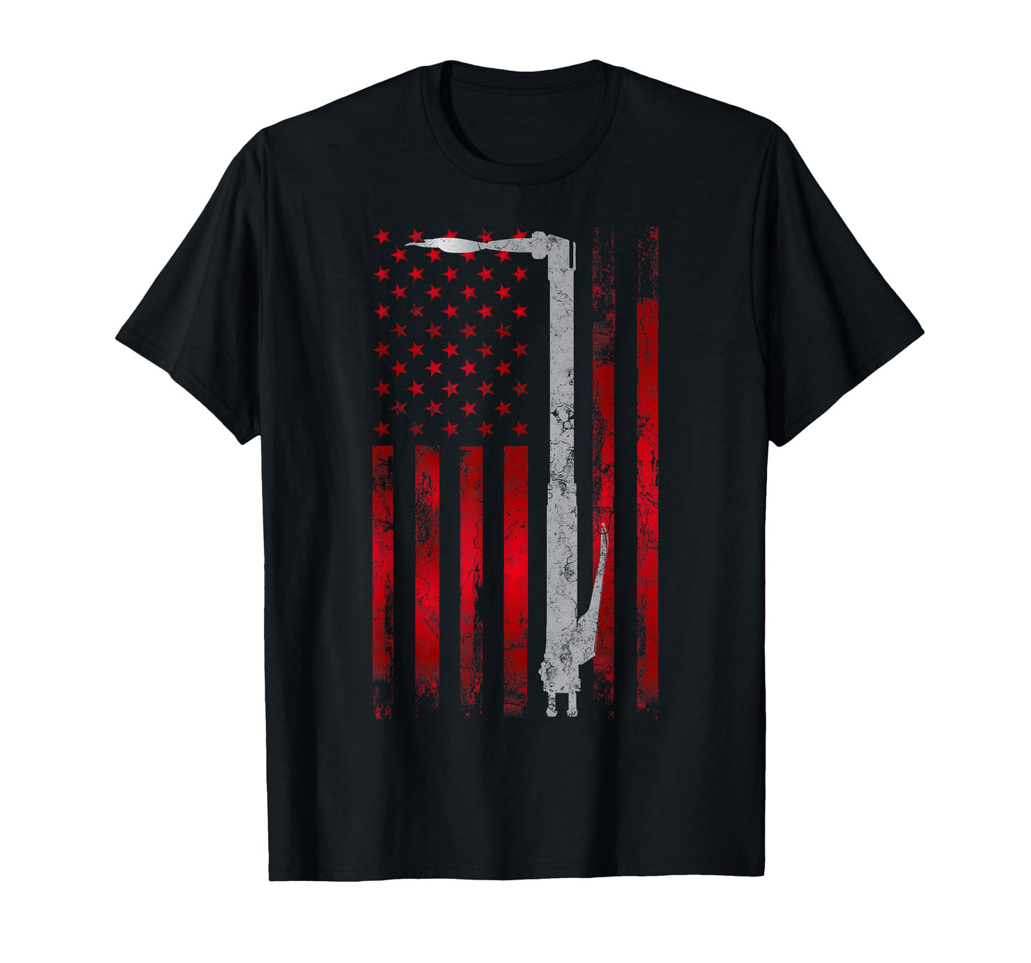 Welding Vintage Patriotic USA American Flag Welder gift T-Shirt