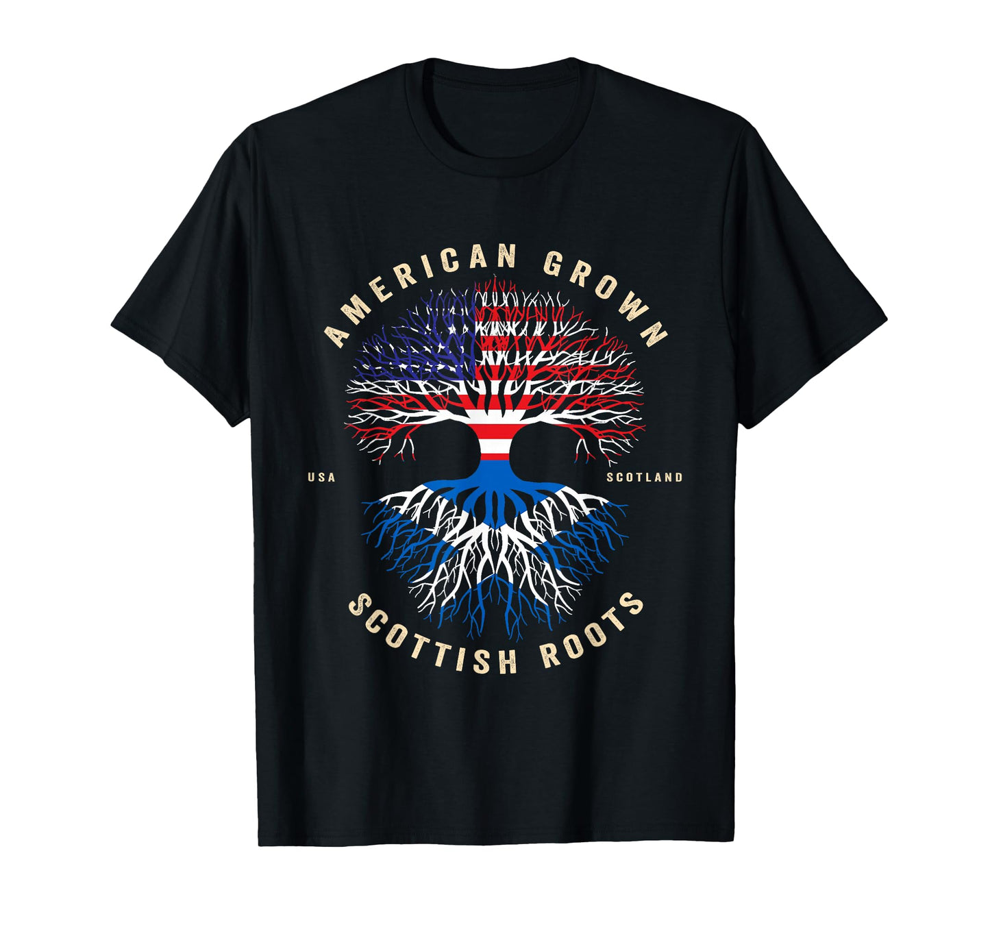 American Grown with Scottish Roots - It's My DNA Scotland T-Shirt