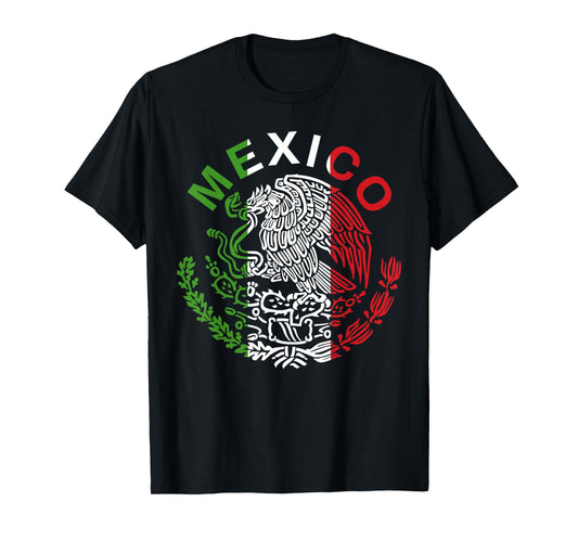 Mexico Flag Mexican Hispanic Siesta Pride Vintage T-Shirt