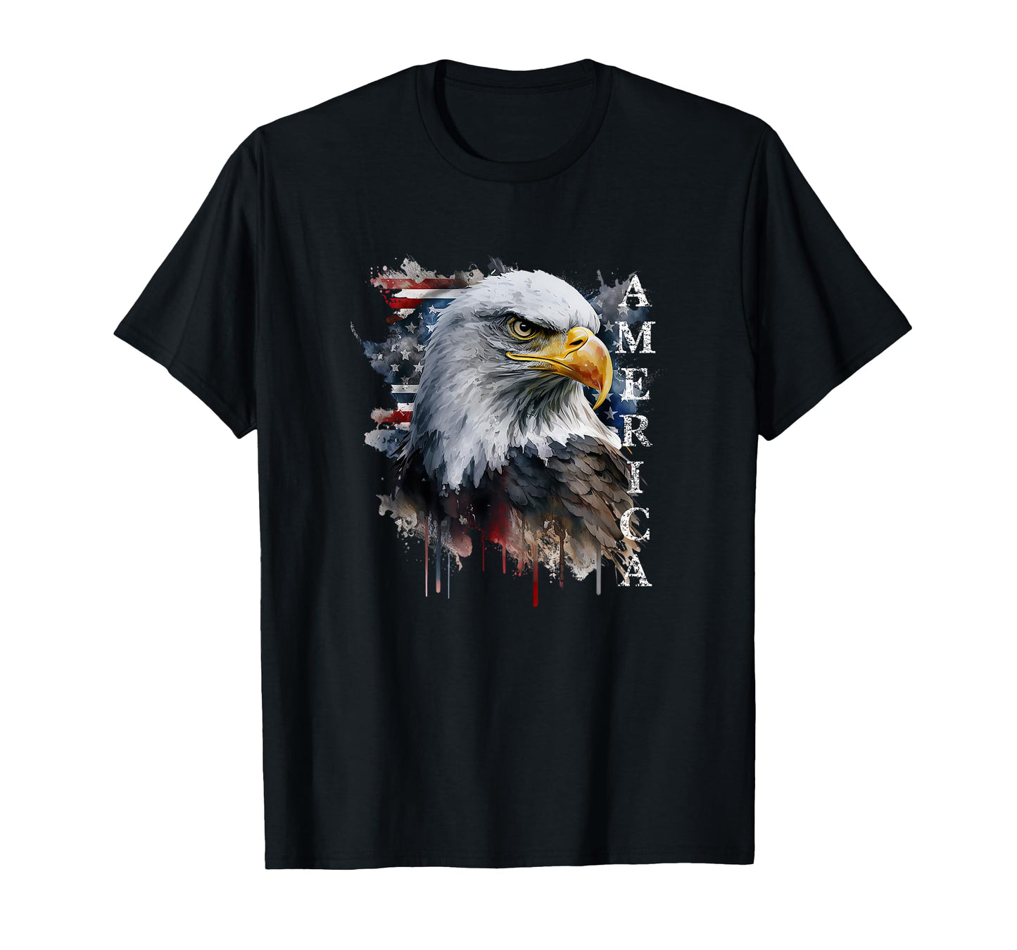 USA Motif American Eagle America T-Shirt