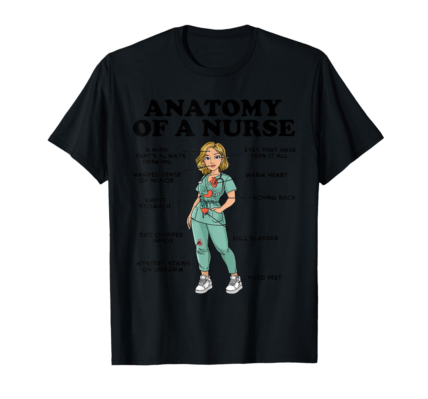 Anatomy of a Nurse T-Shirt