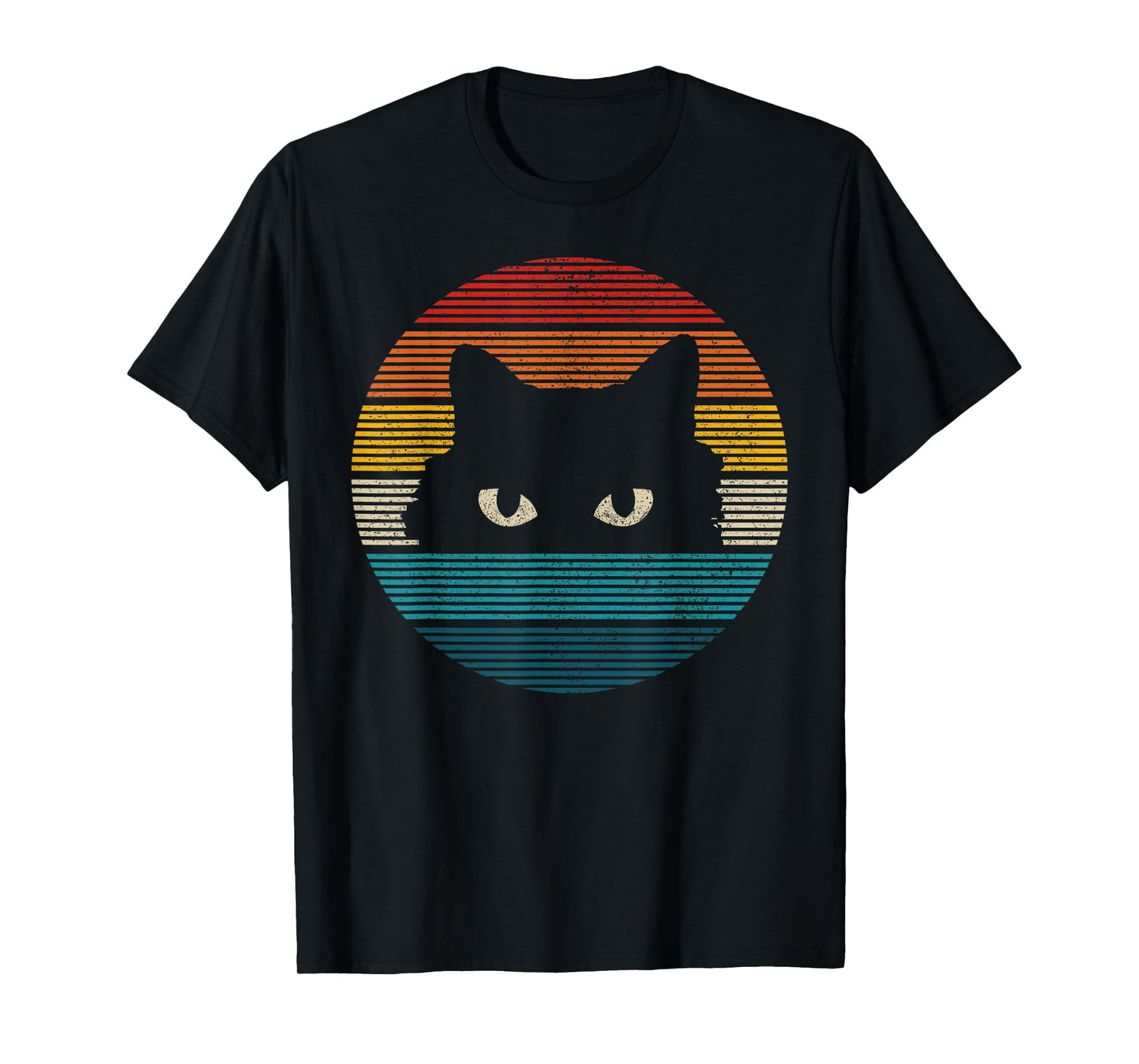 Cat Vintage Retro Funny Gift T-Shirt