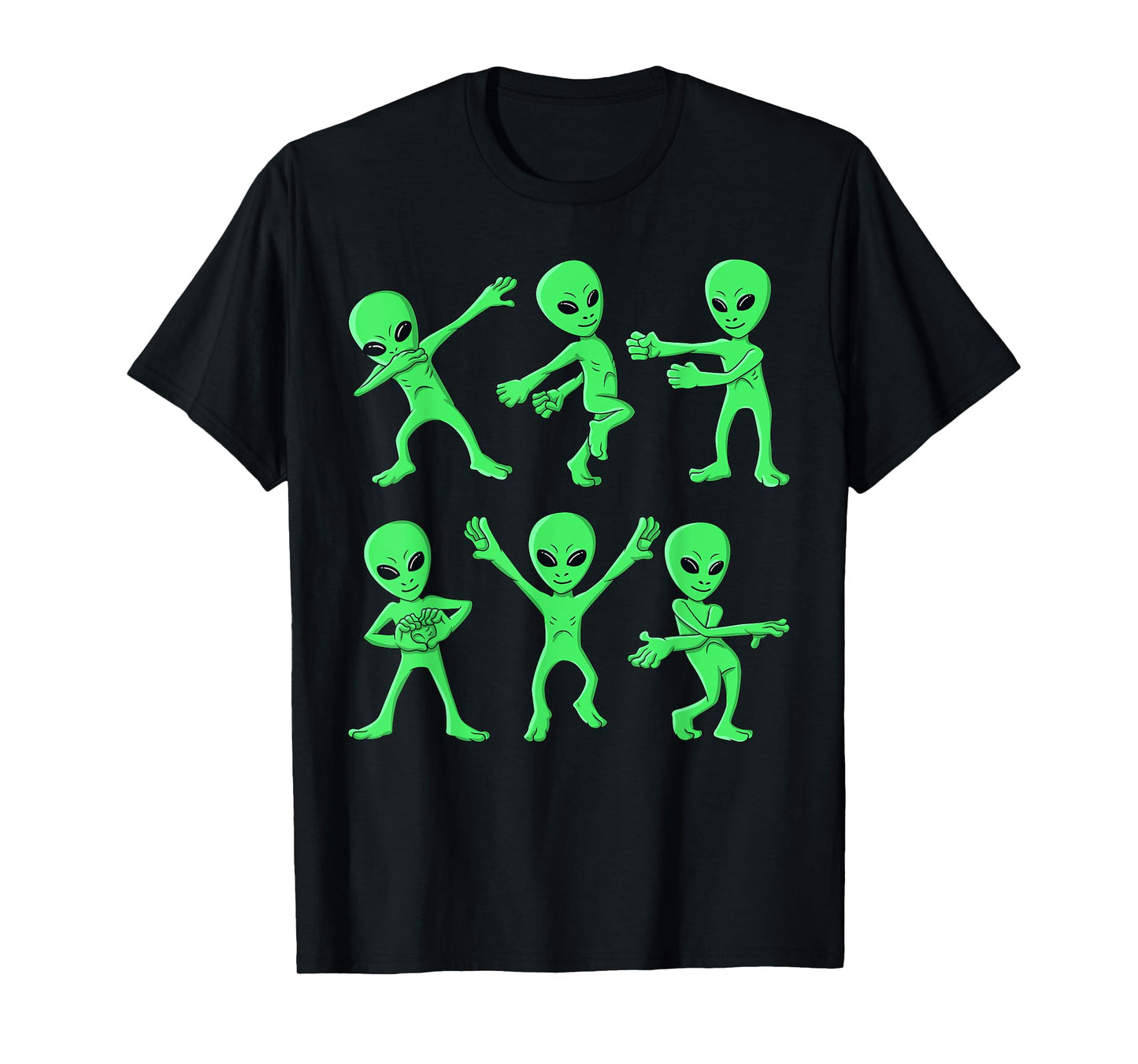 Dancing Aliens Dance Challenge Boys Girls Kids Halloween T-Shirt Small