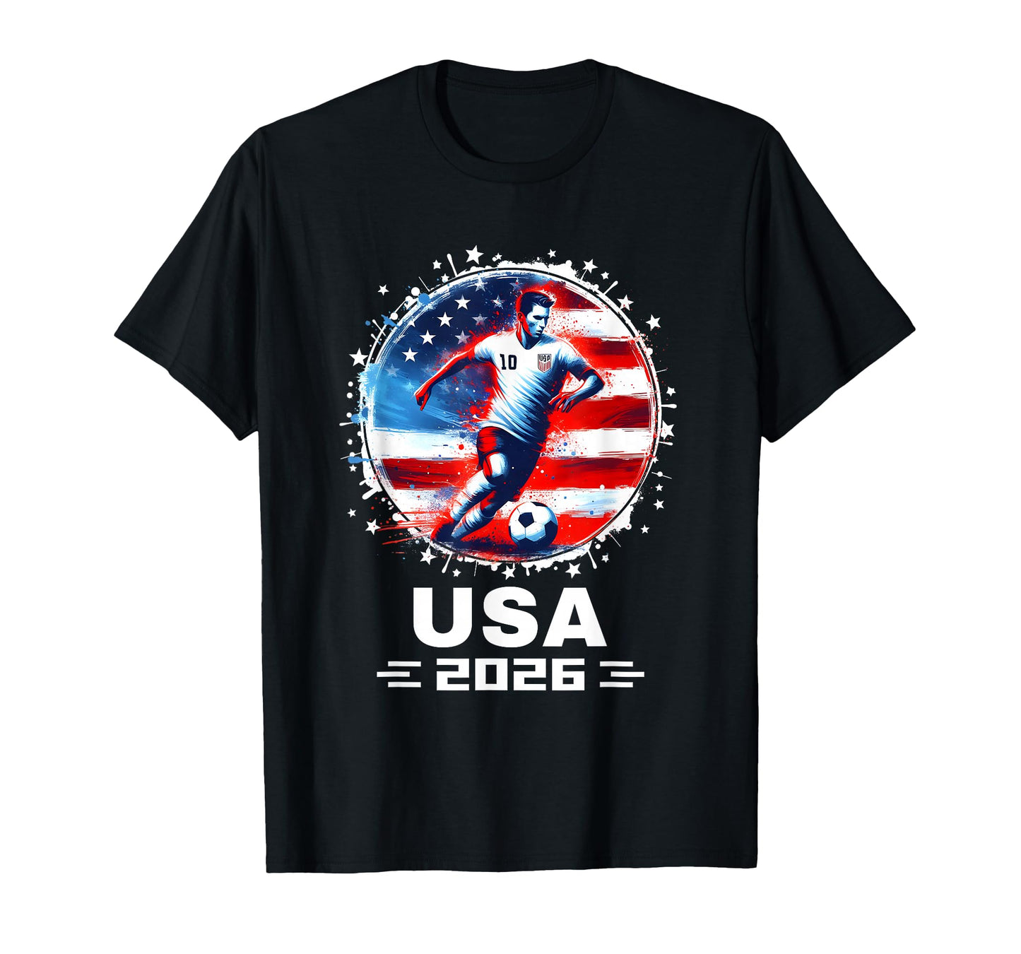 USA 2026 United States Sport USA Team 2026 Ball 2026 USA T-Shirt