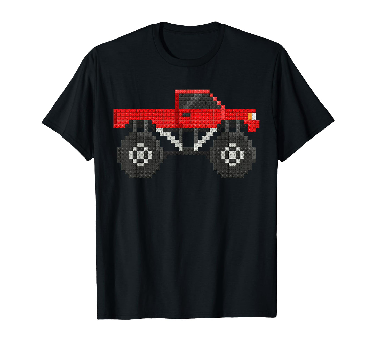 Monster Truck Kids Master Builder Building Blocks Bricks T-Shirt