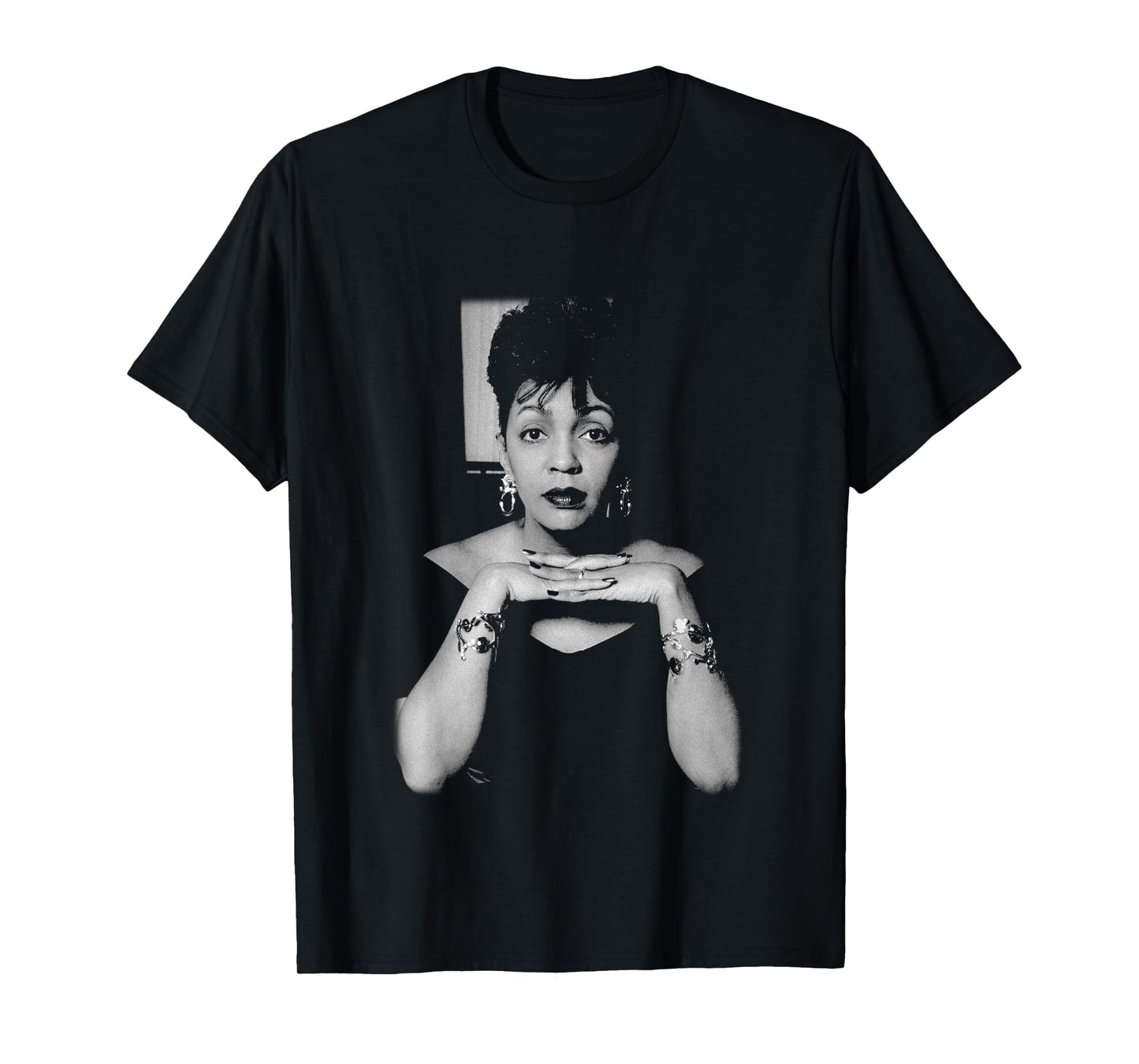 Singer Anita Baker B&W by Stephen Wright T-Shirt