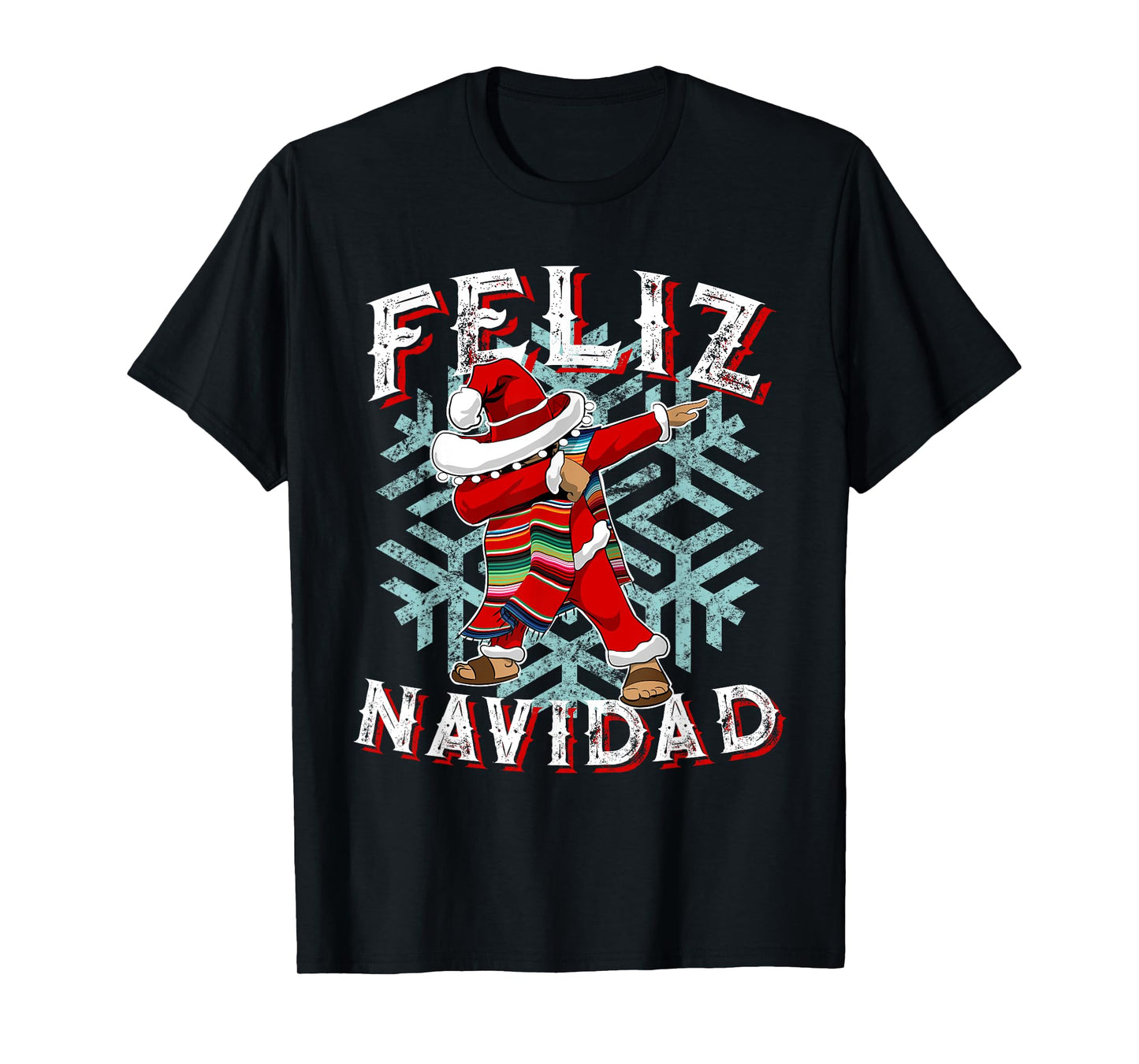 Feliz Navidad Dabbing Christmas Sombrero T-Shirt