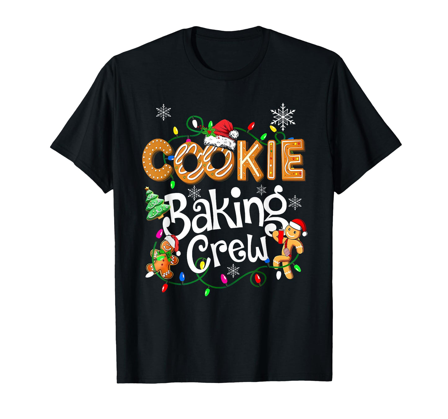 Christmas Cookie Baking Crew Family Baking Team Funny Cookie T-Shirt