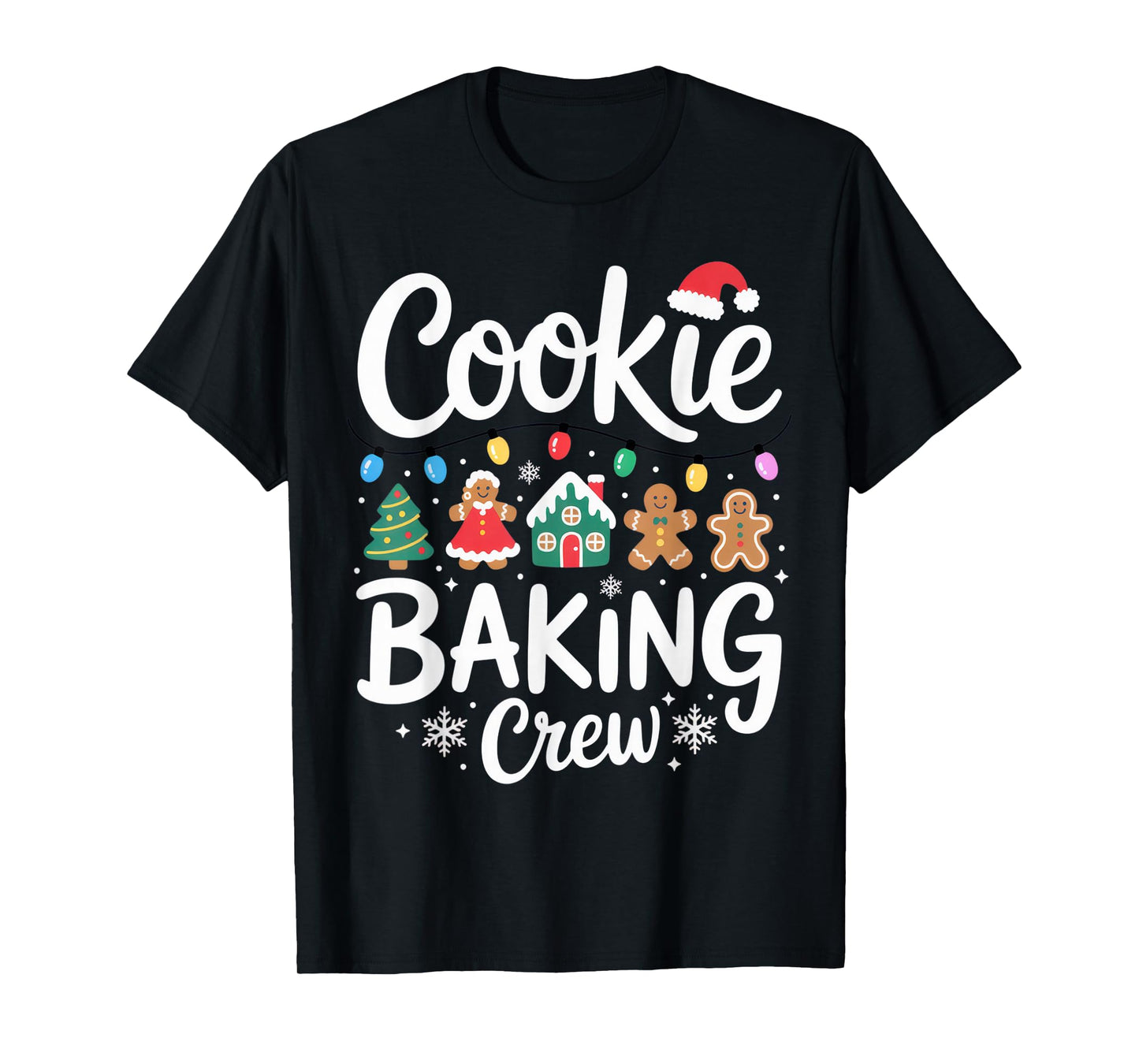 Cookie Baking Crew Christmas Chefs Festive Holiday Fun T-Shirt