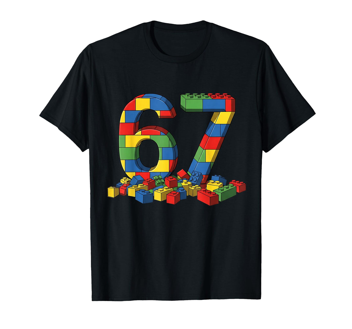 Number 67 Six Seven Meme Sixty-Seven Gen Alpha Birthday T-Shirt