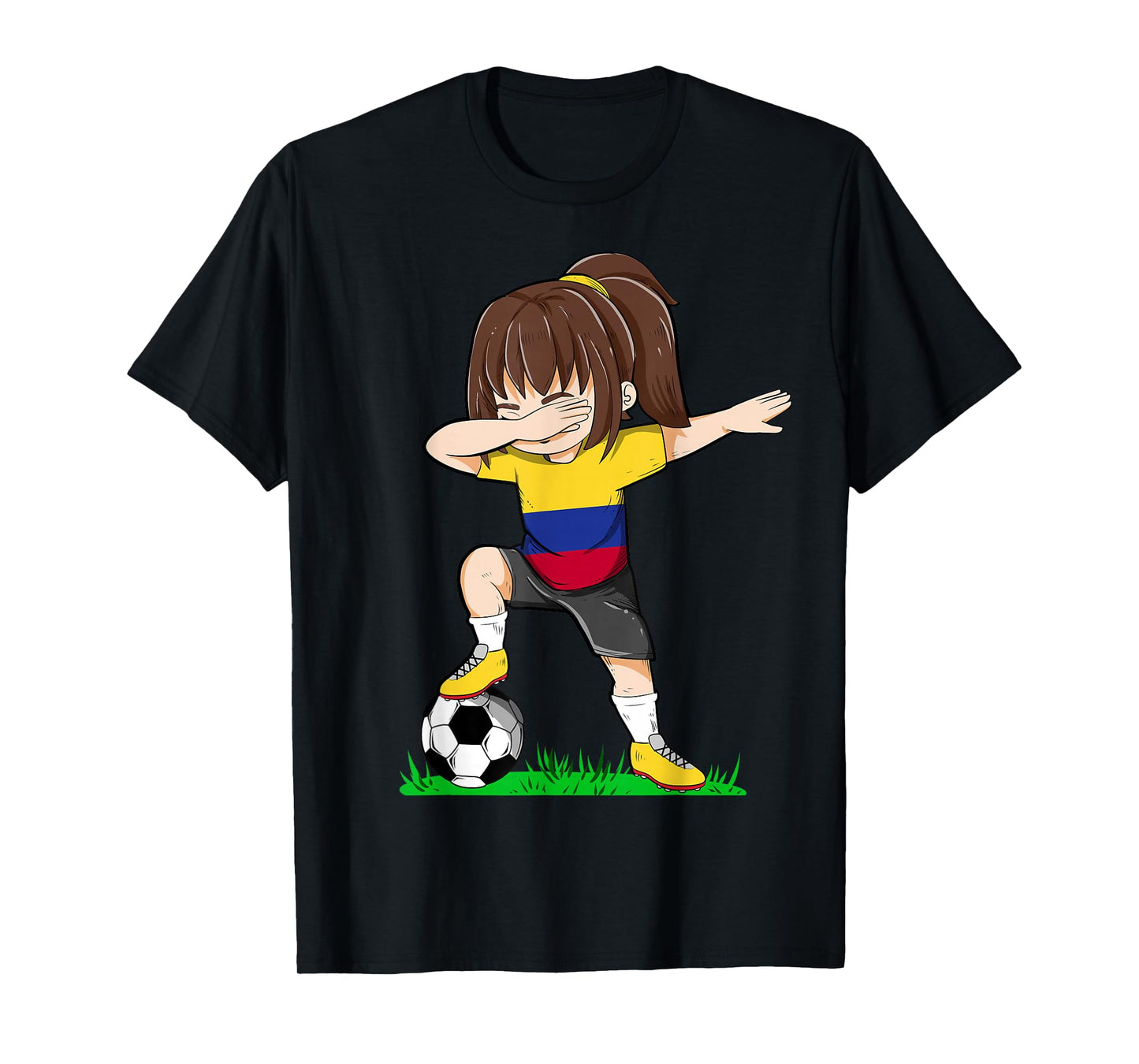 Soccer Colombia Jersey Shirt Colombian Flag Football Girls T-Shirt