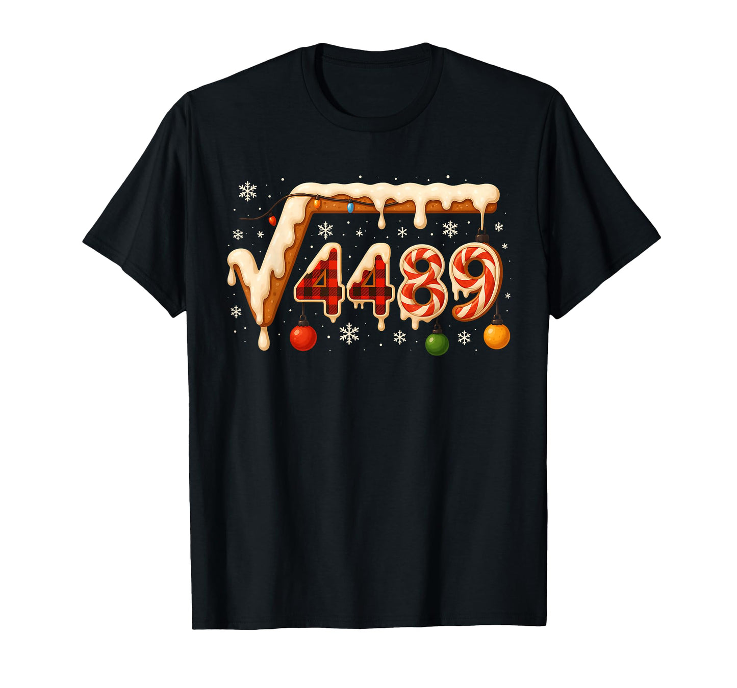 67 Meme Six Seven Christmas Math Teacher Math Lover Science T-Shirt