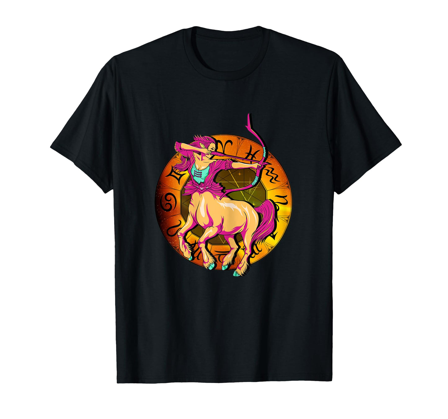 Womens Centaur Sagittarius December Horoscope T-Shirt