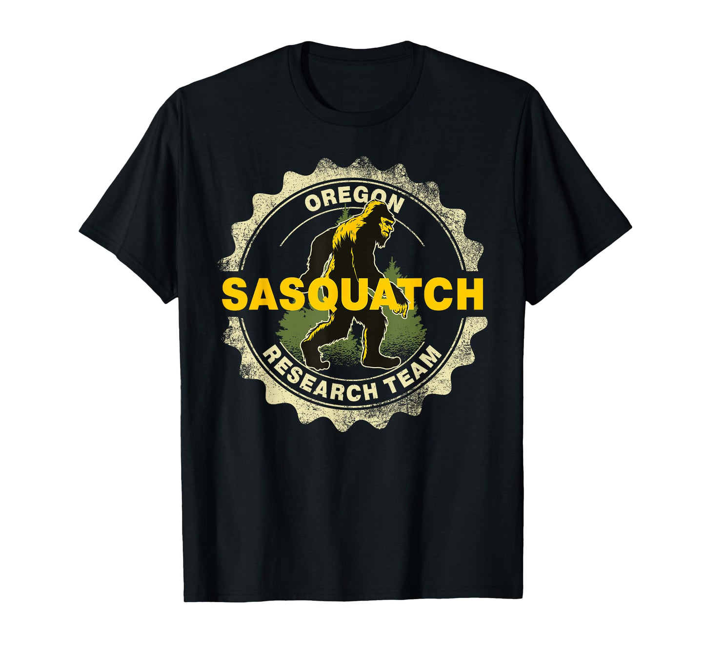 Oregon Sasquatch Research Team Bigfoot Believer Fan T-Shirt