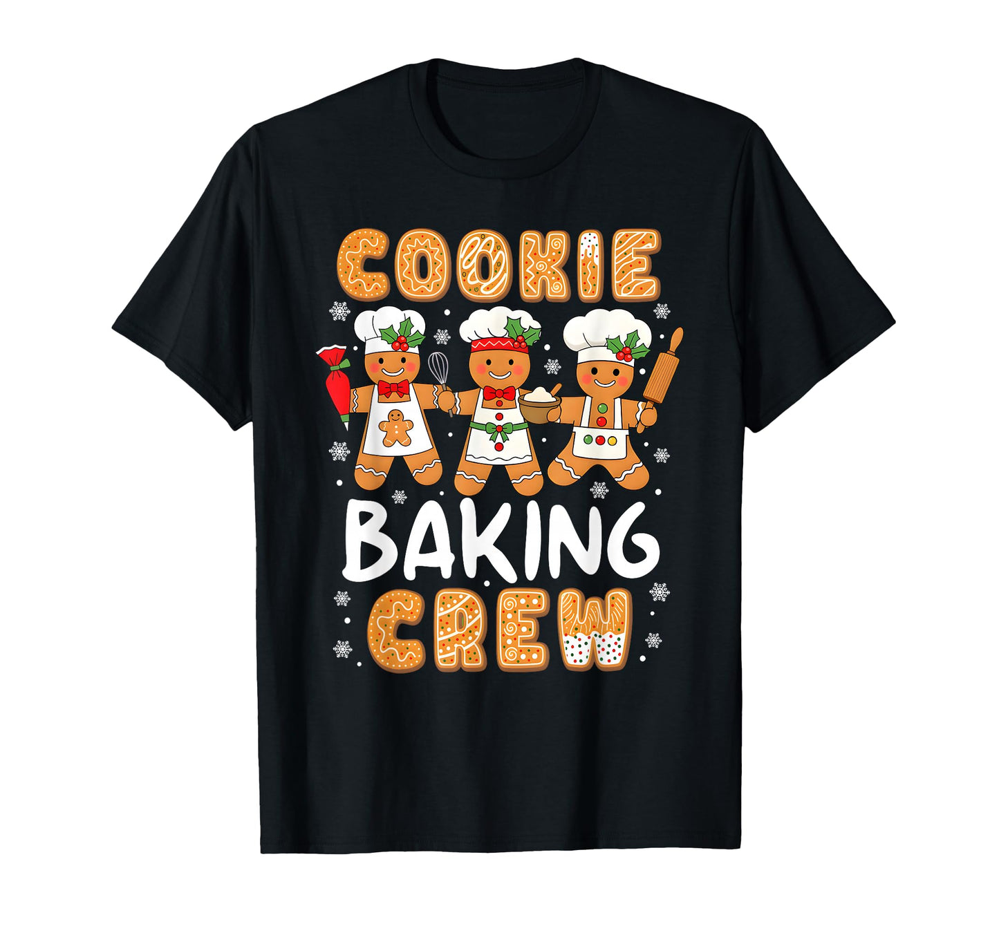 Christmas Cookie Baking Crew Family Baking Team Funny Cookie T-Shirt