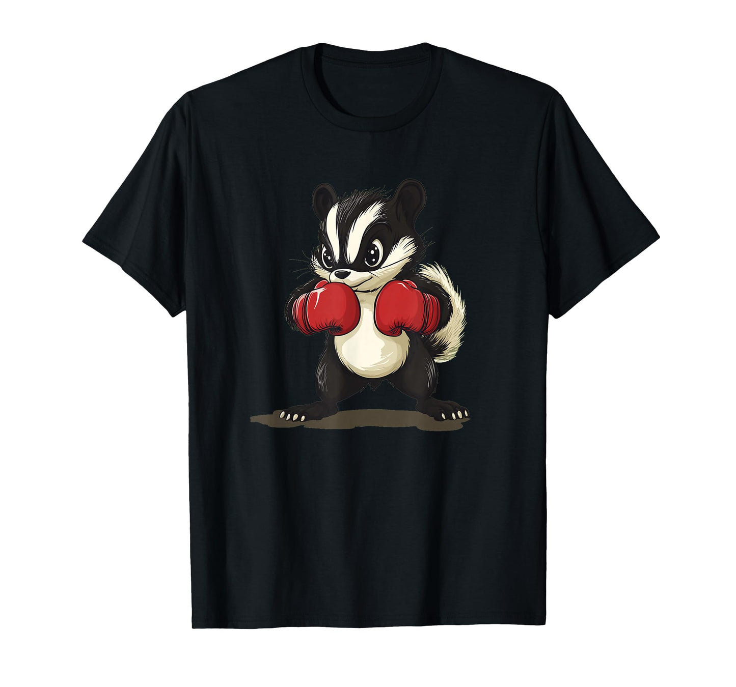 Funny Skunk Costume with Boxing Gloves for Boys and Girls T-Shirt