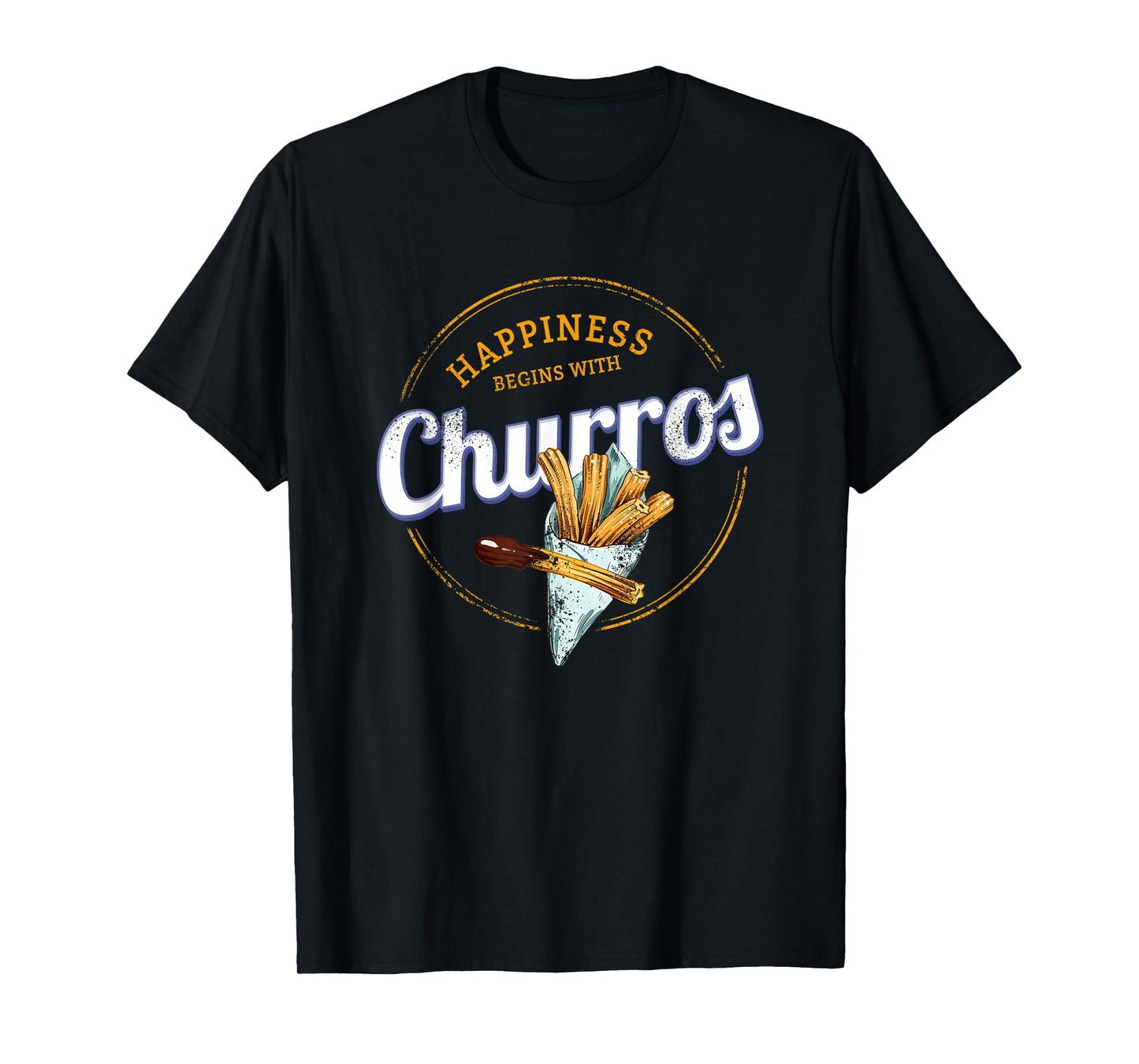 Churros Snack Vintage Dessert Retro Street Food Souvenir T-Shirt