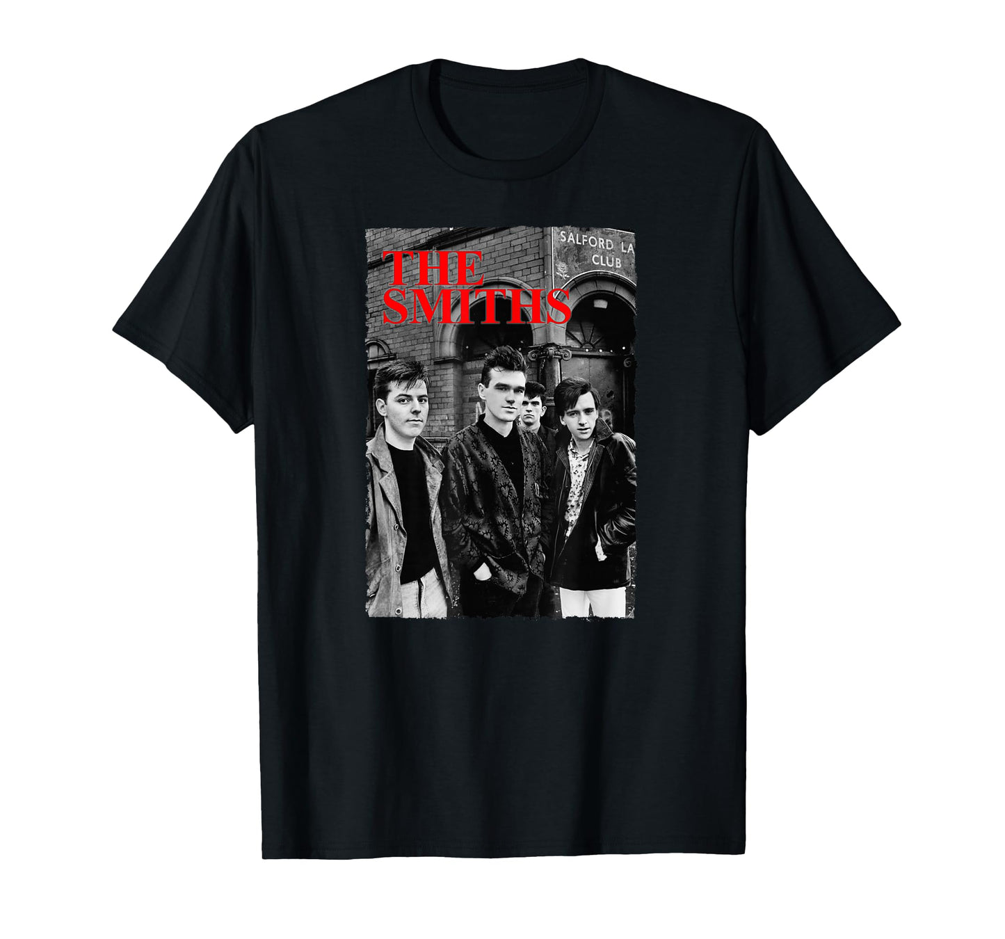 The Smiths Red Text Salford Lads Club Shot By Stephen Wright T-Shirt
