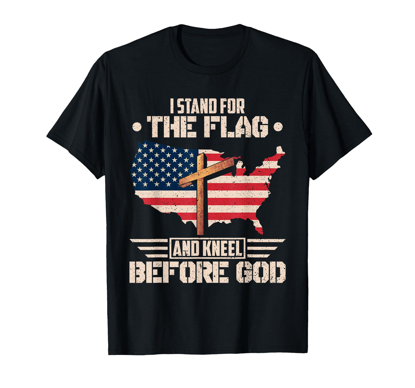 I Stand For The Flag And Kneel Before God T-Shirt