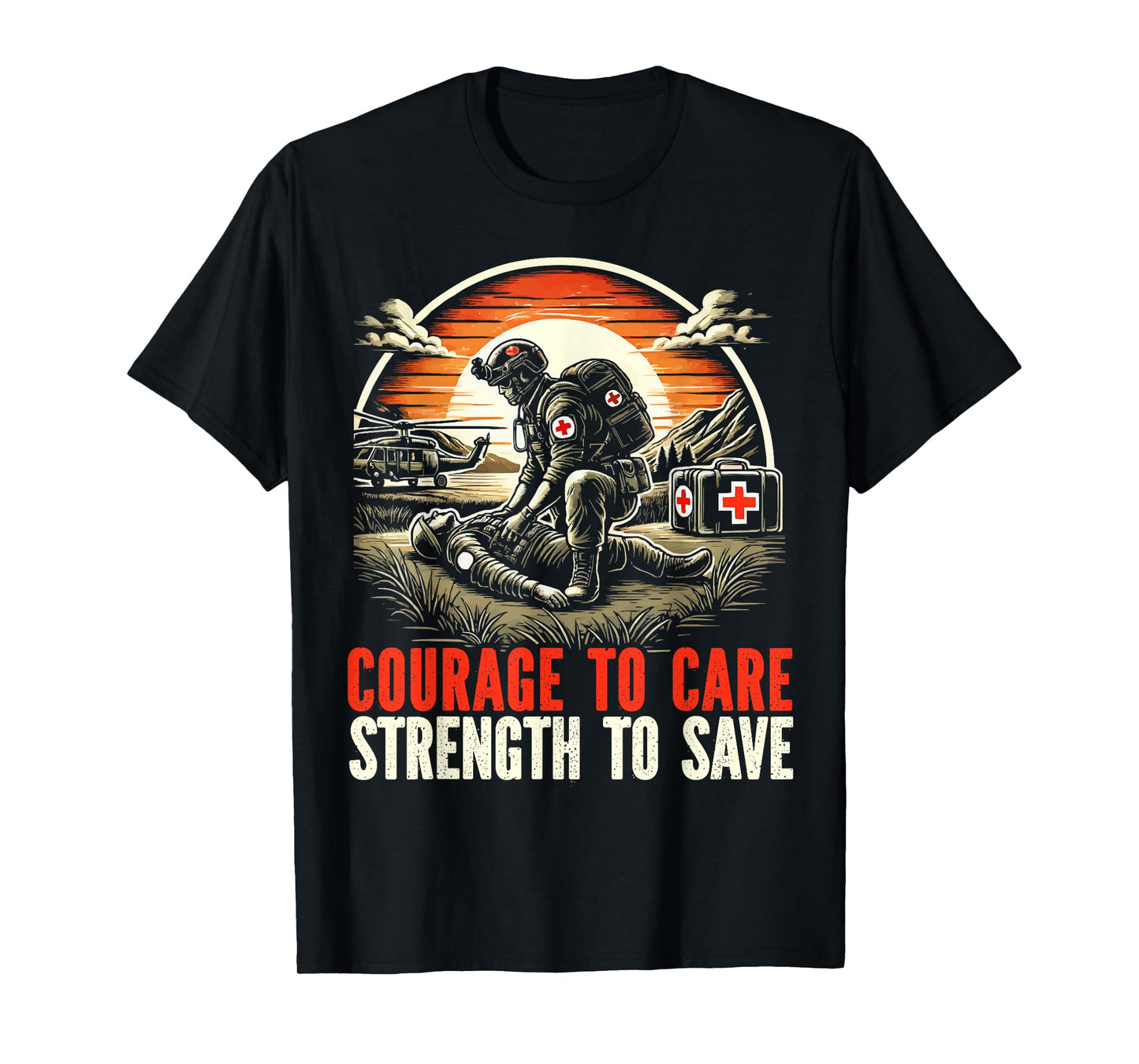 Combat Medic First Aid Field Medic Military T-Shirt