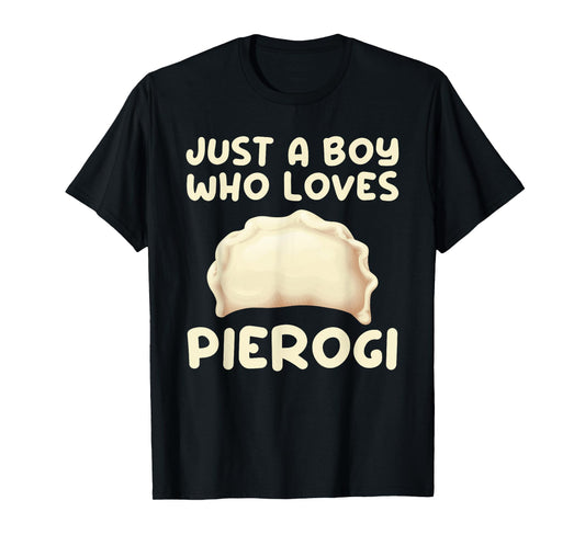 Cool Pierogi Art For Boys Men Kids Pierogi Dumpling Food T-Shirt