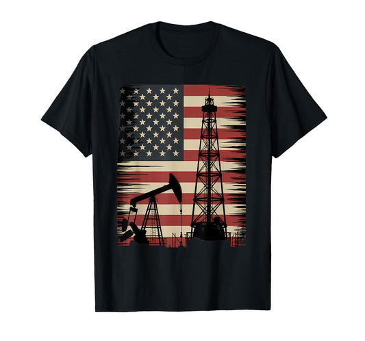 Oil Rig Worker Oil Worker Oilman Oilfield Drilling T-Shirt