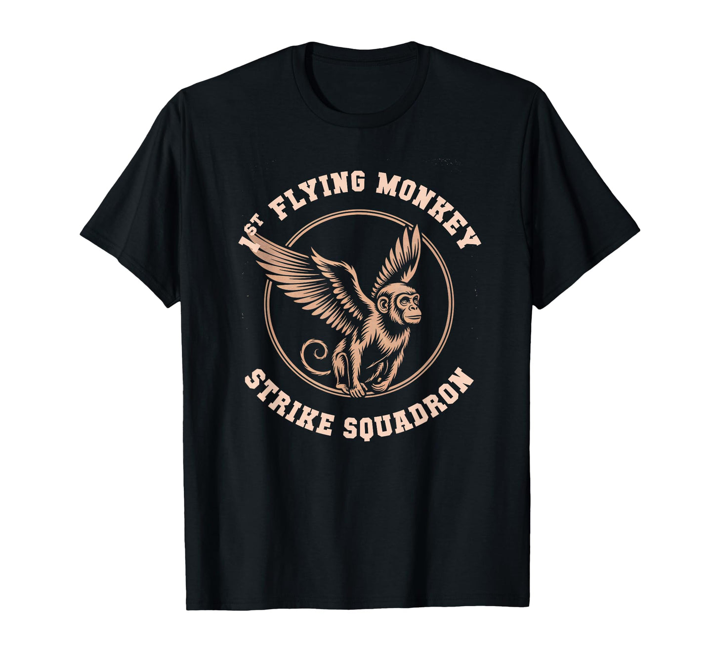 Team Flying Monkeys Squadron Wizard Spooky Military Force T-Shirt