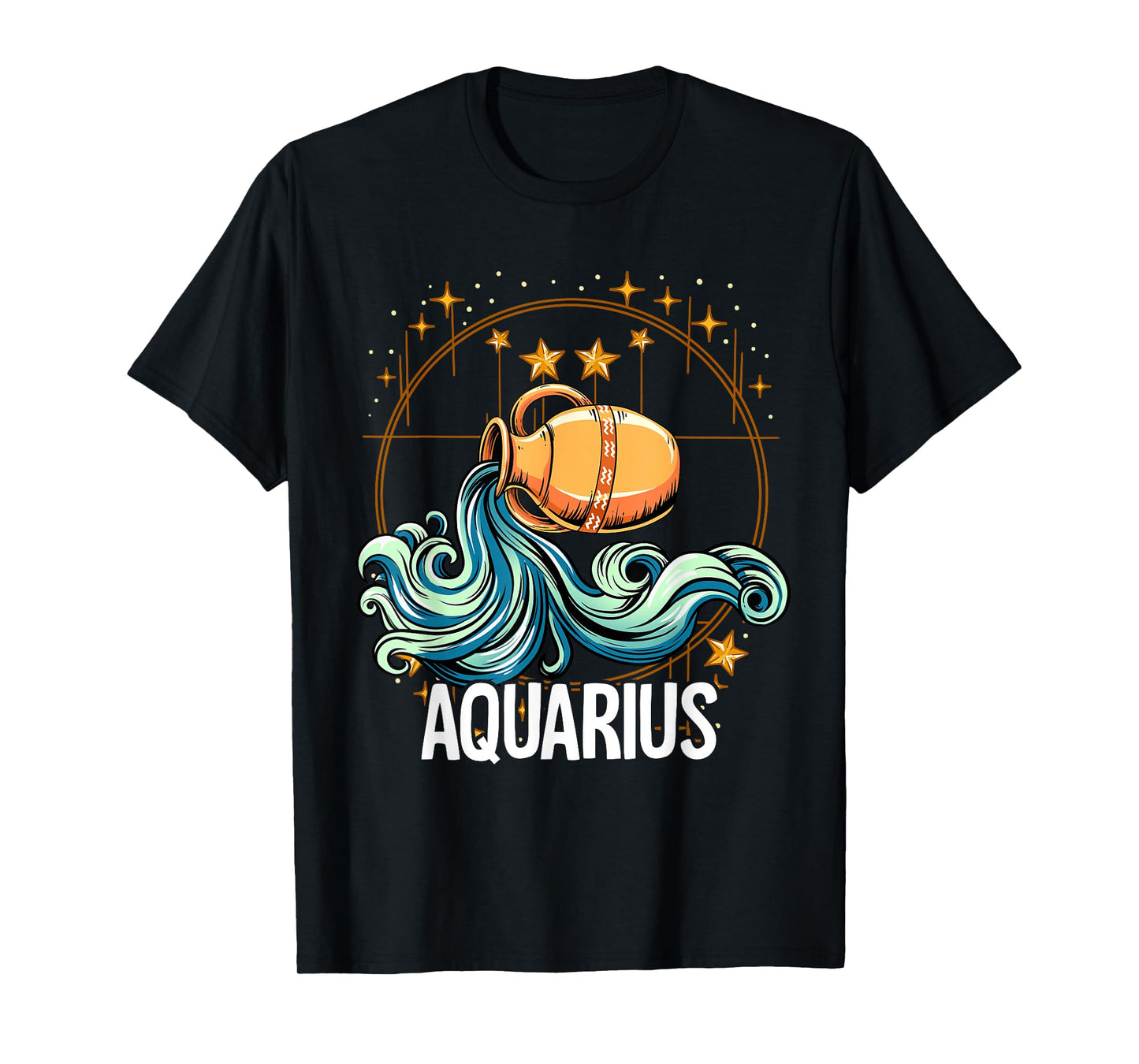 Aquarius Zodiac Sign T-Shirt