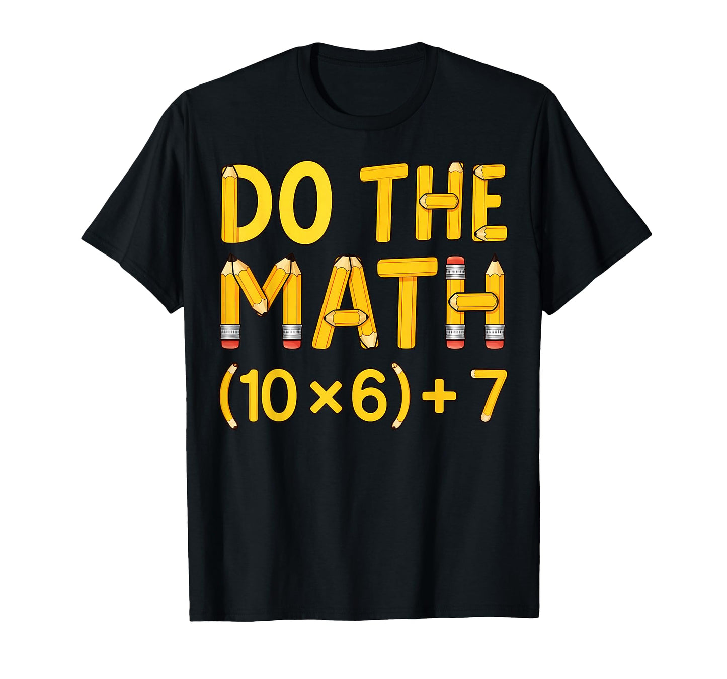 Do The Math 67 Pencil Funny Math Teacher Six Seven Meme Kids T-Shirt